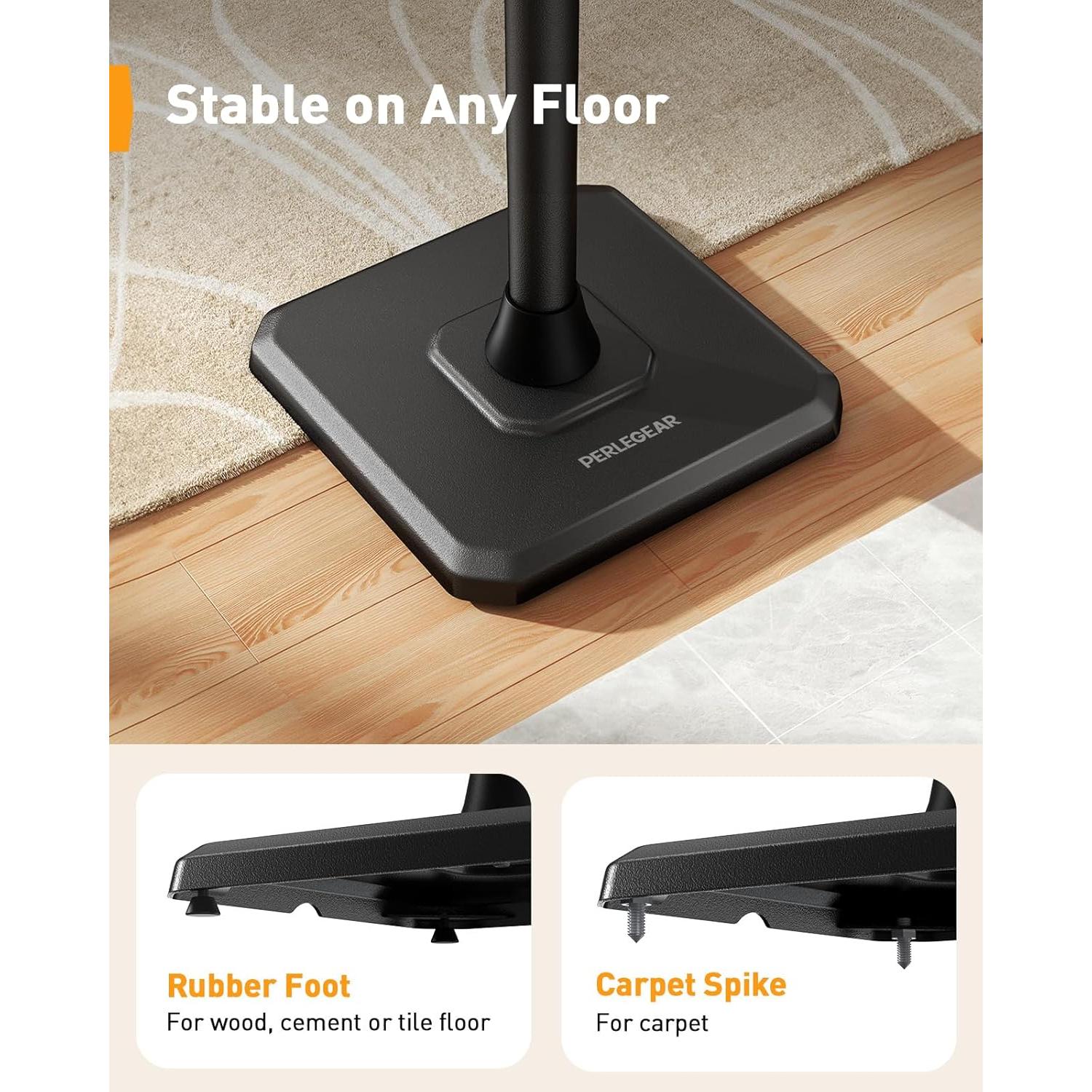 Soporte de Altavoz Perlegear PGSS13 para Sonos Era 100, One, One SL, Play:1 - Ajustable 81.3-109.2 cm