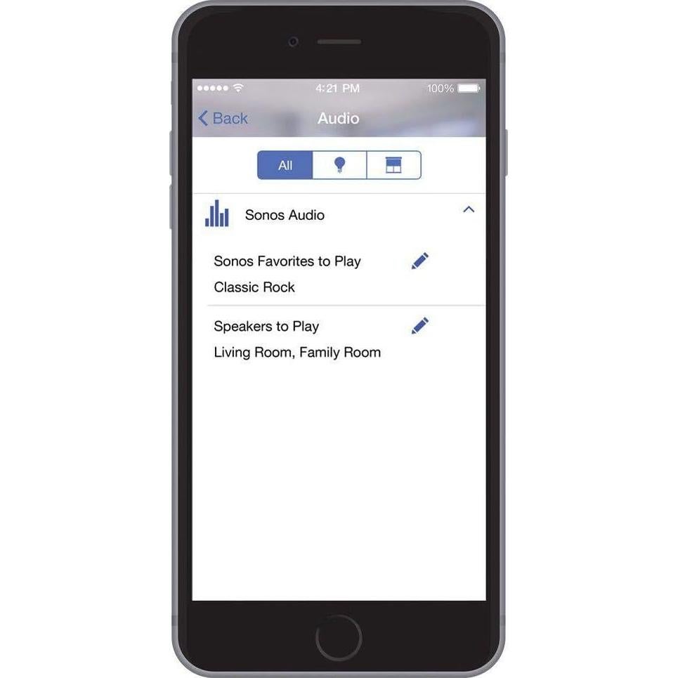 Control Remoto Pico Lutron para Audio Sonos Blanco