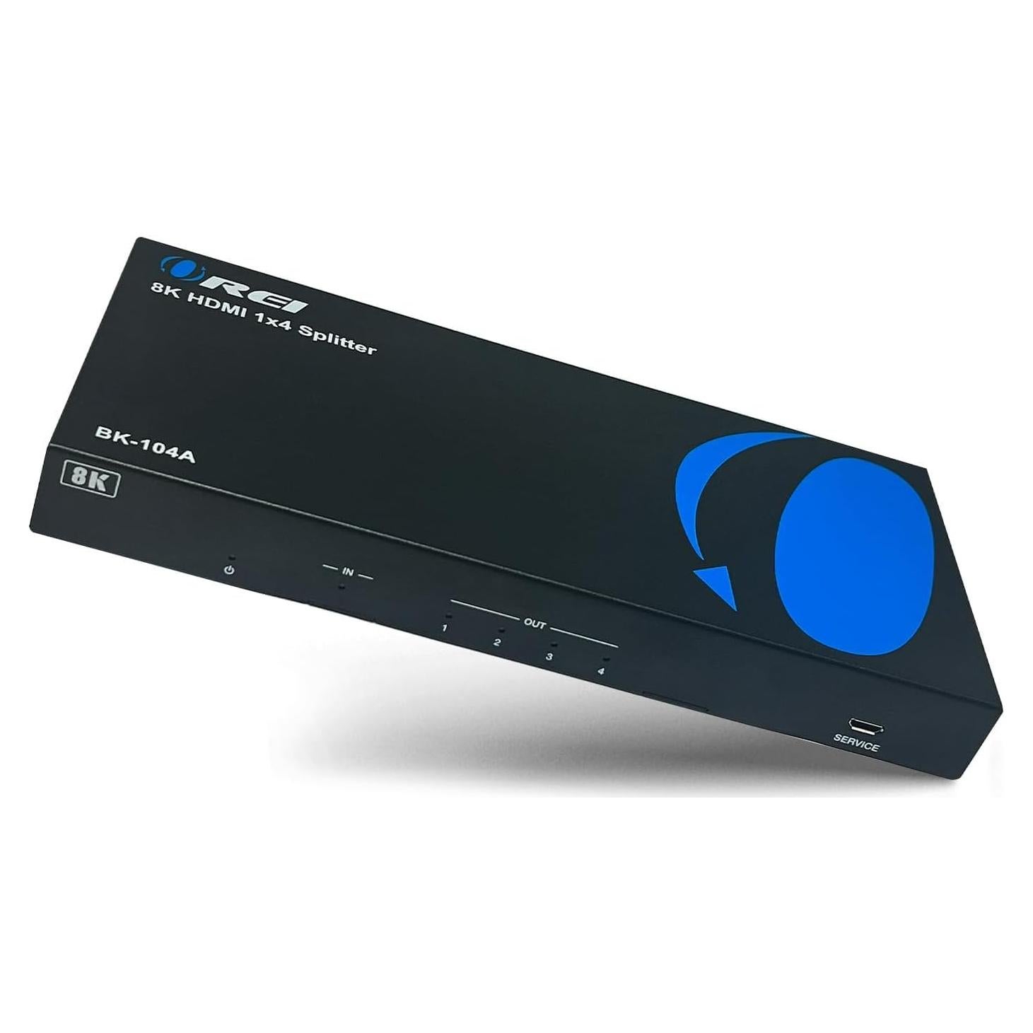 Divisor HDMI 8K OREI BK-104A 1x4 con Extractor de Audio