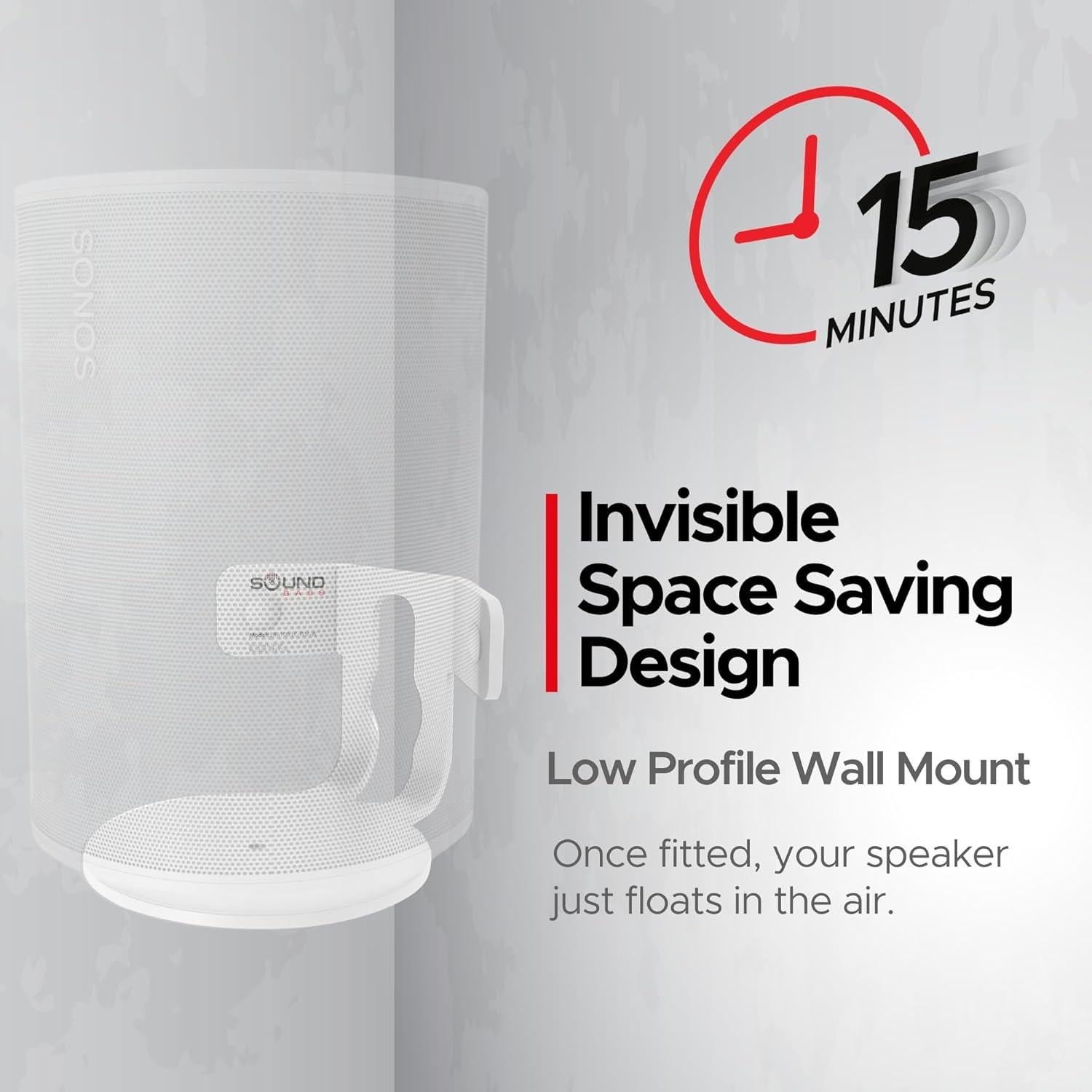 Soporte de Pared Esquina Soundbass para Sonos ERA100 - Blanco