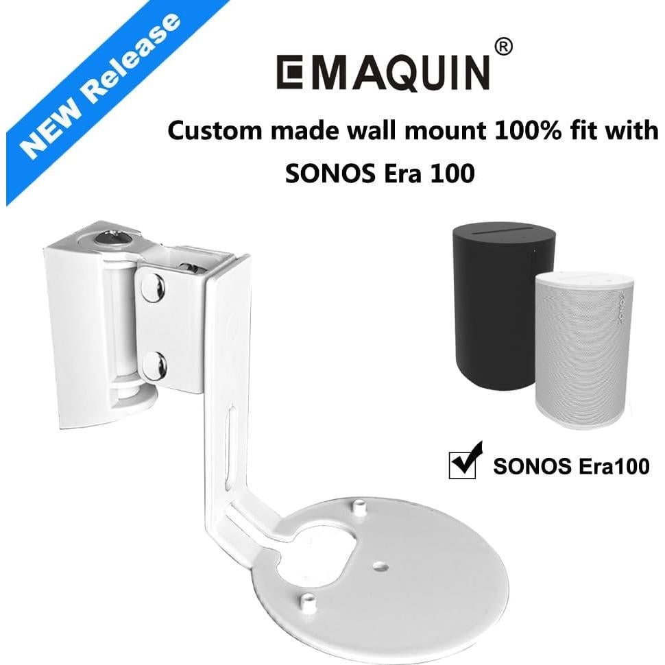 Soporte de Pared para Altavoz Sonos Era 100 - Metal Blanco