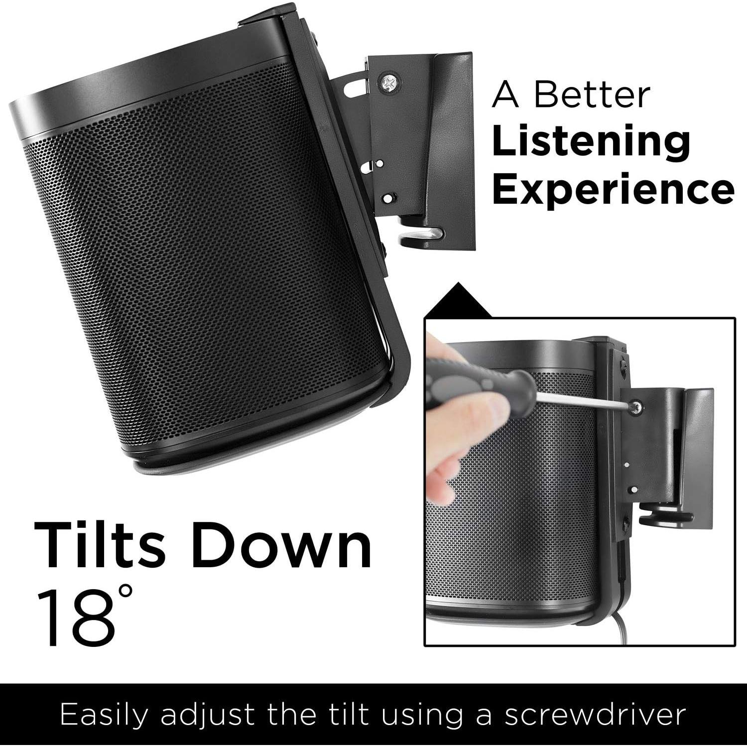 Soporte de pared ajustable Mount-It! para altavoces SONOS