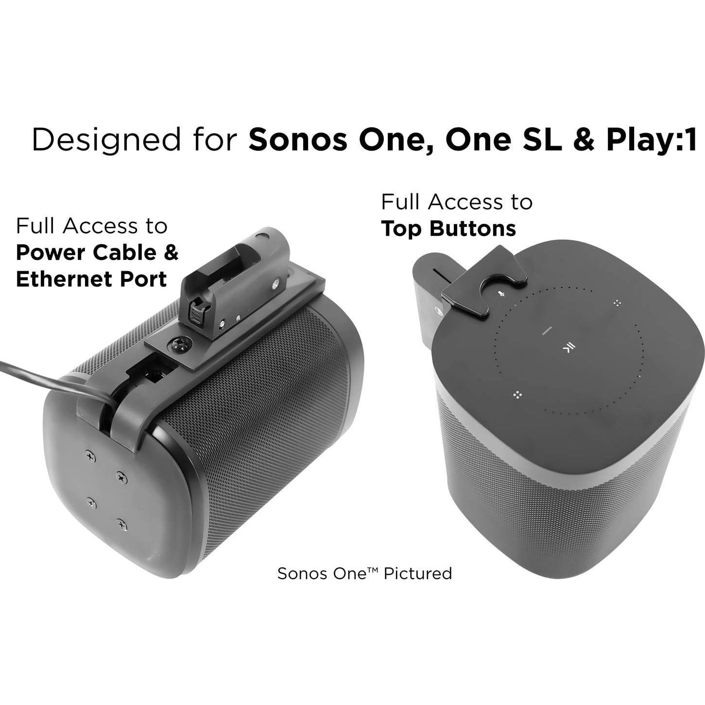 Soporte de pared ajustable Mount-It! para altavoces SONOS