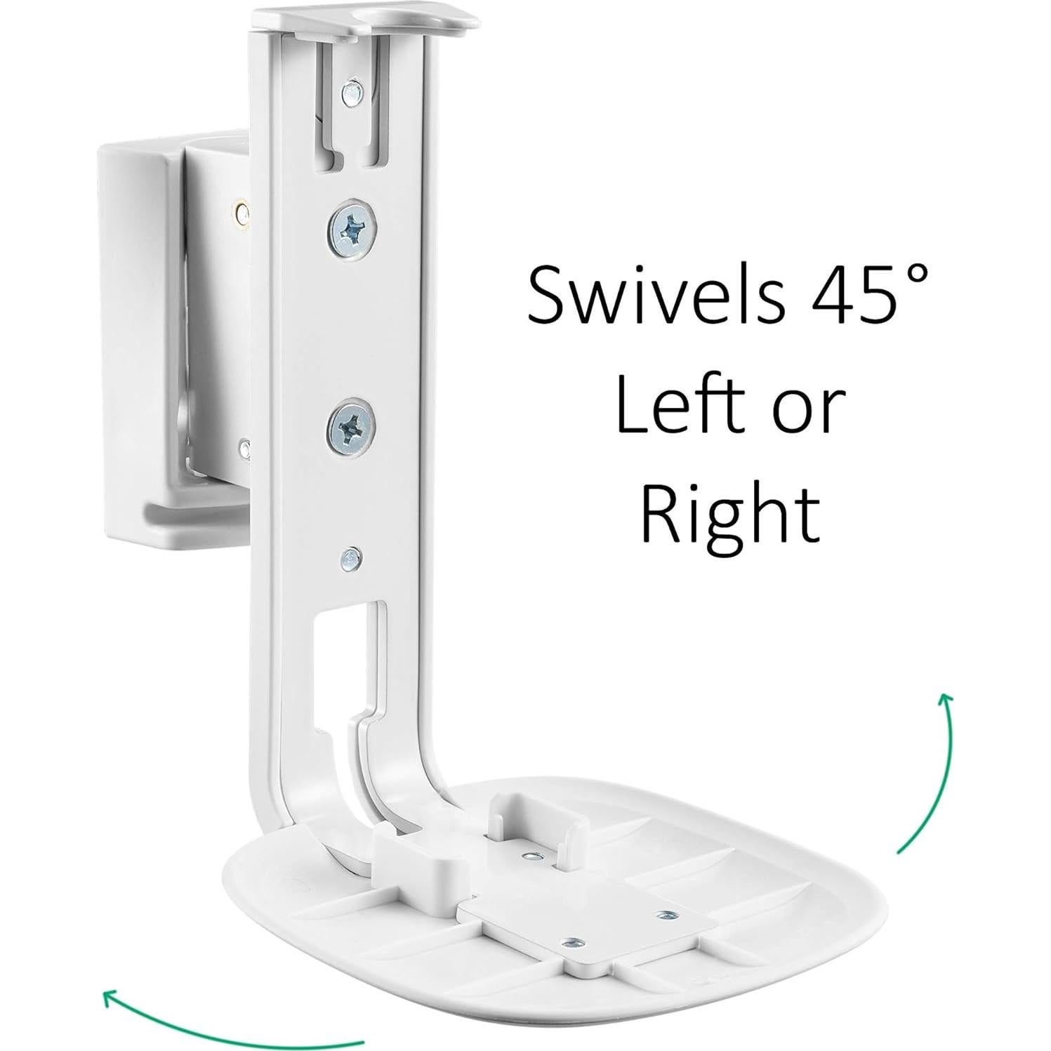 Soporte de Pared Ajustable ynVISION.DESIGN para Sonos ONE y Play:1 - Blanco