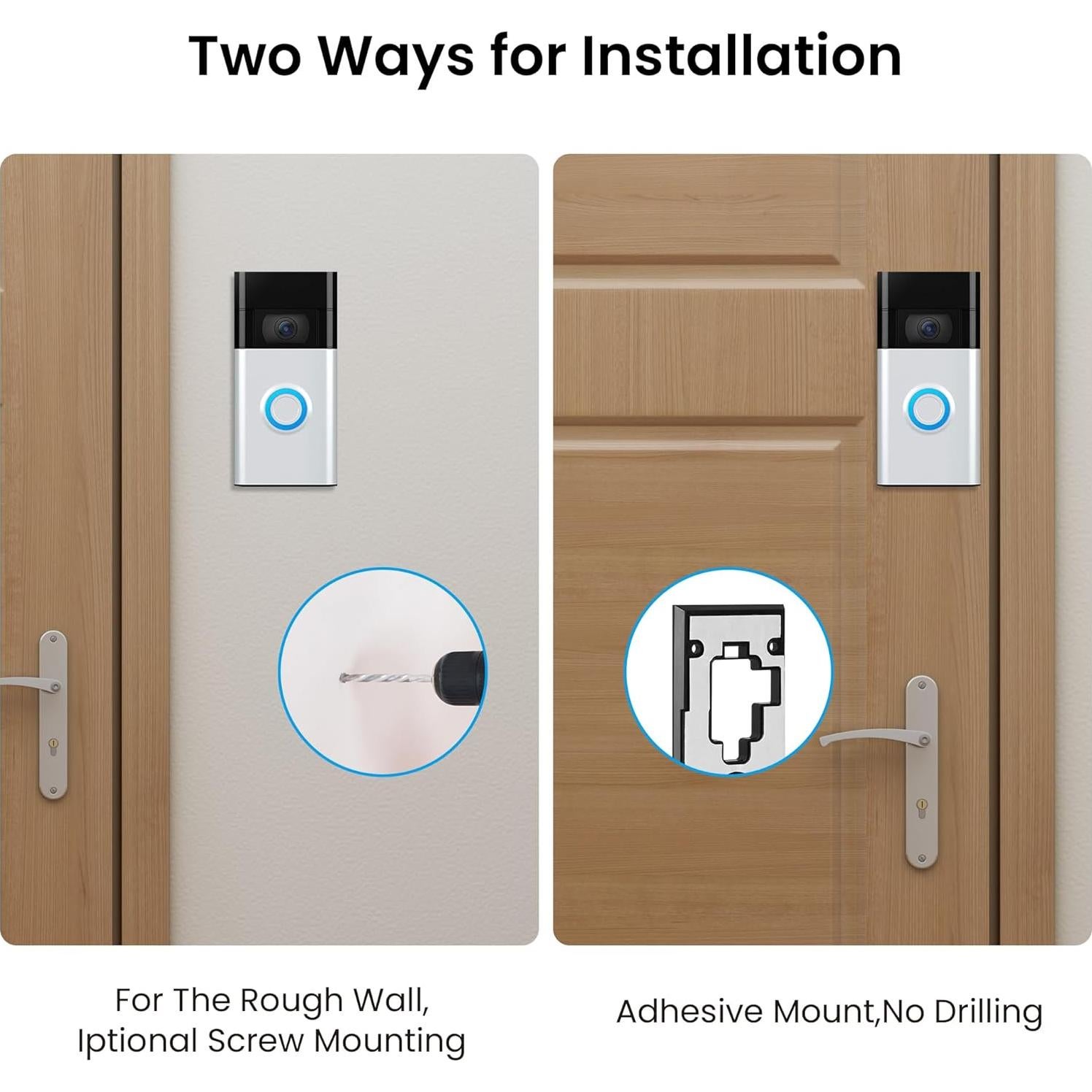 Soporte Adhesivo para Timbre Ring Video Doorbell 2da Gen - AHBTEYM