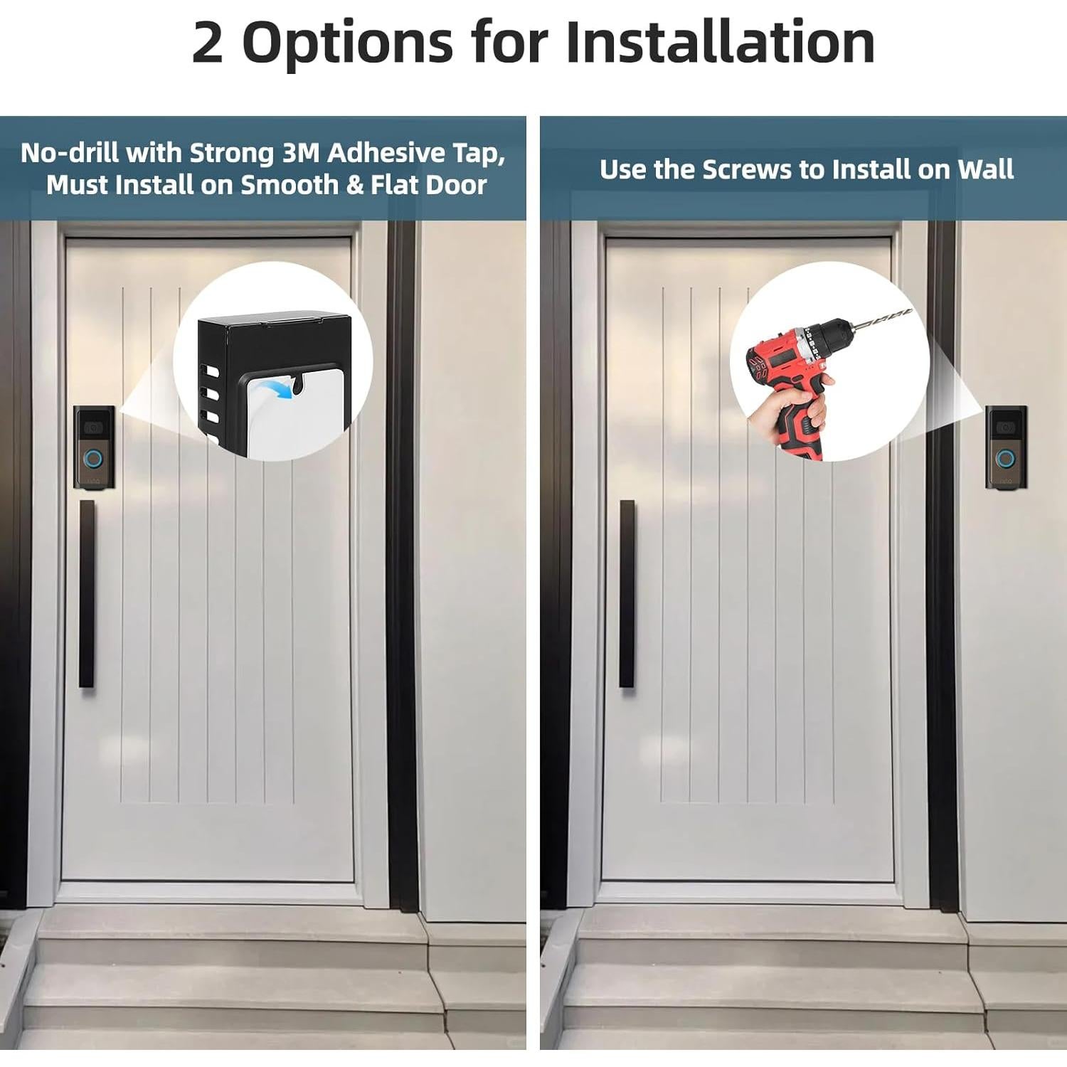 Soporte adhesivo para timbre Ring Video Doorbell - USUAUU