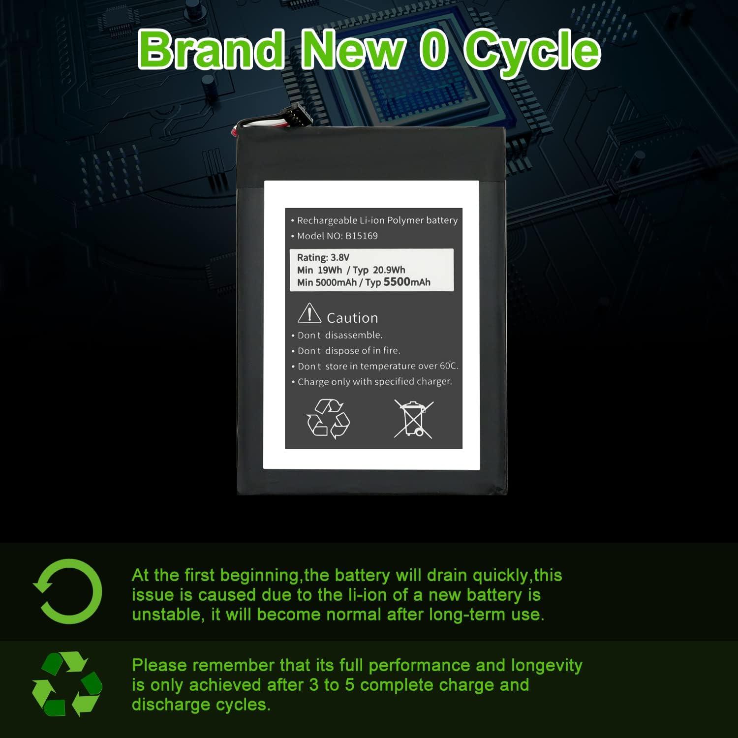 Batería WUHAO B15169 para Timbre de Video Ring 1ra Gen [5500mAh]