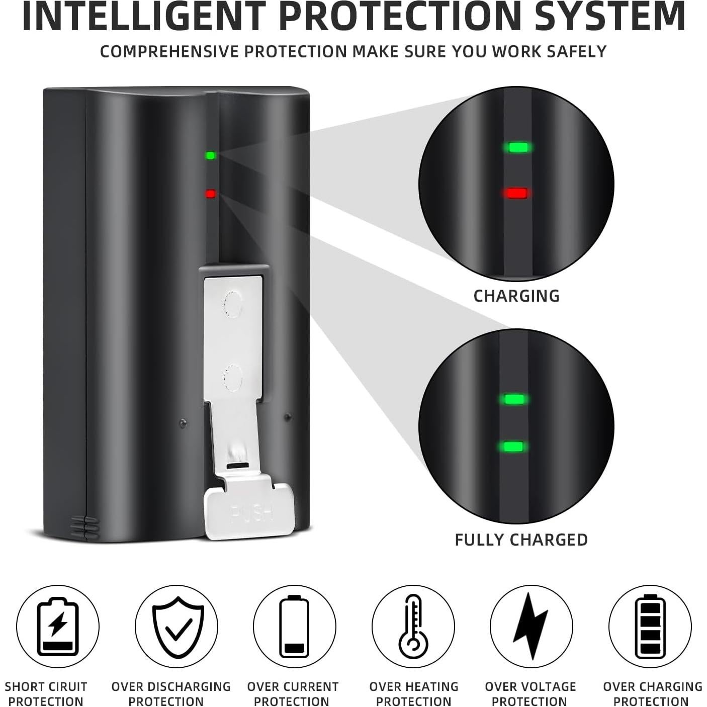 Batería de Reemplazo Ring 6040mAh 3.65V para Timbres y Cámaras