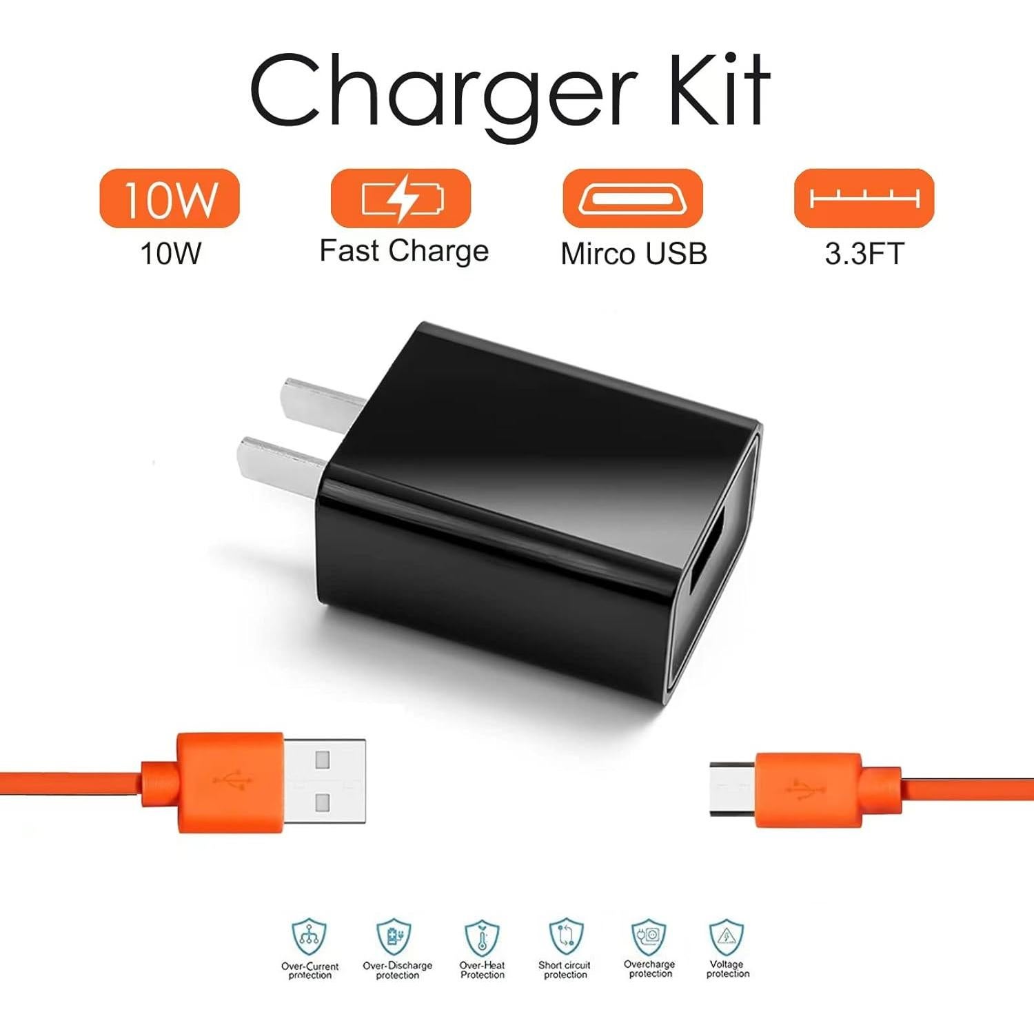 Cargador Rápido CYJJZQ con Destornillador para Timbre Ring