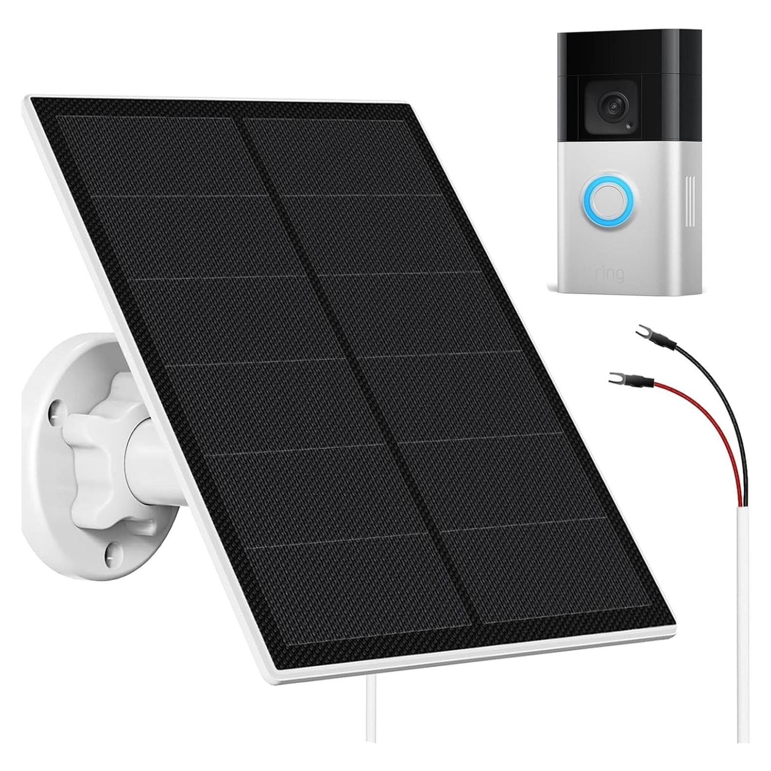 Cargador Solar 5W SANKABA para Timbre Ring 3/3 Plus/4