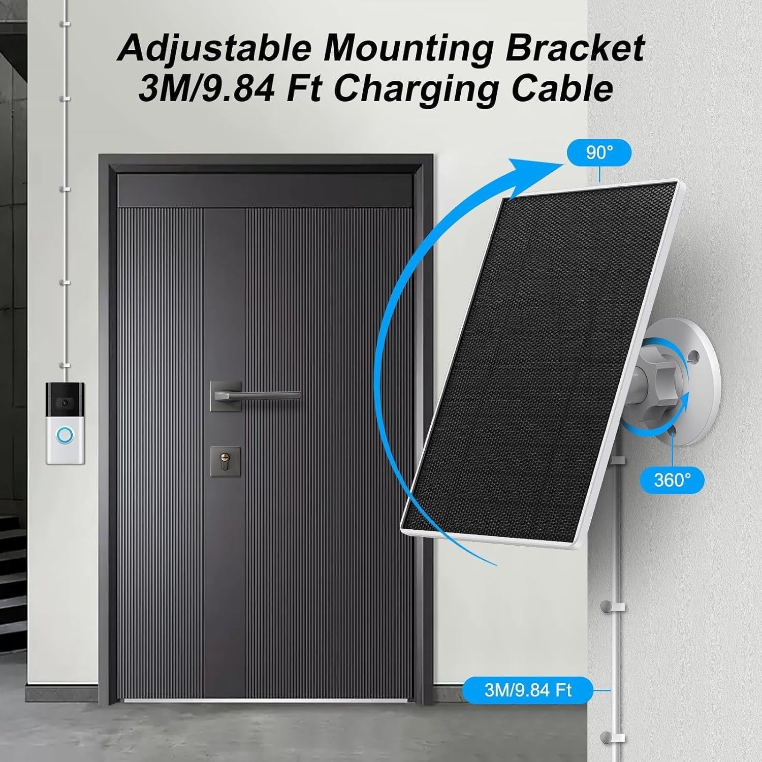 Cargador Solar 5W SANKABA para Timbre Ring 3/3 Plus/4