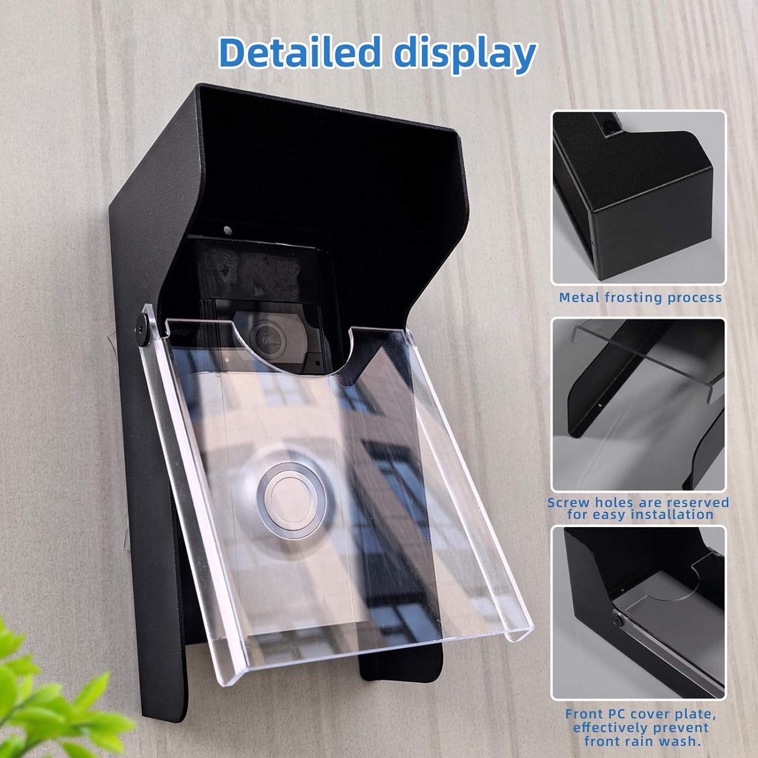 Cubierta de Lluvia para Timbre de Video Dgyezhao 16.5x8.5cm