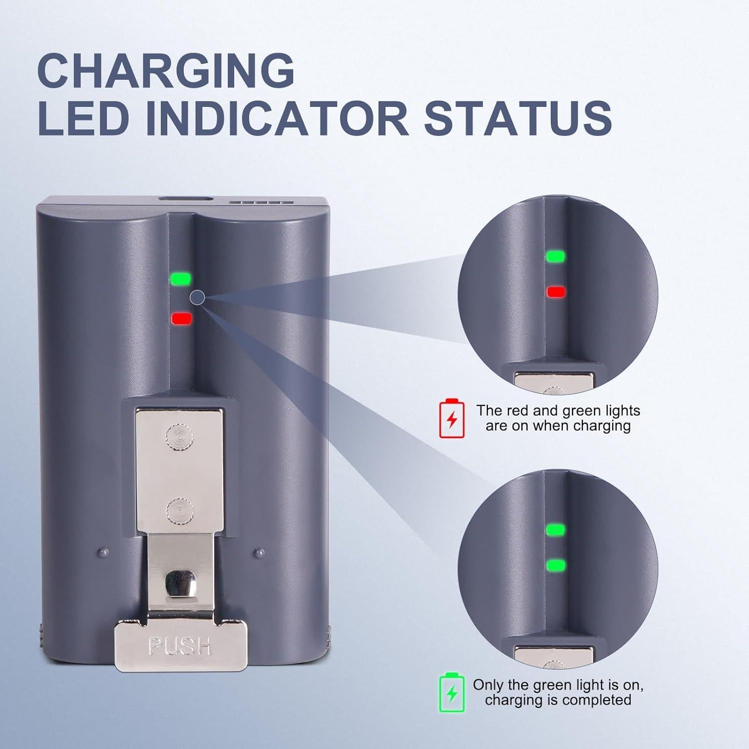Paquete de 2 Baterías Recargables V4 para Timbre de Video Ring
