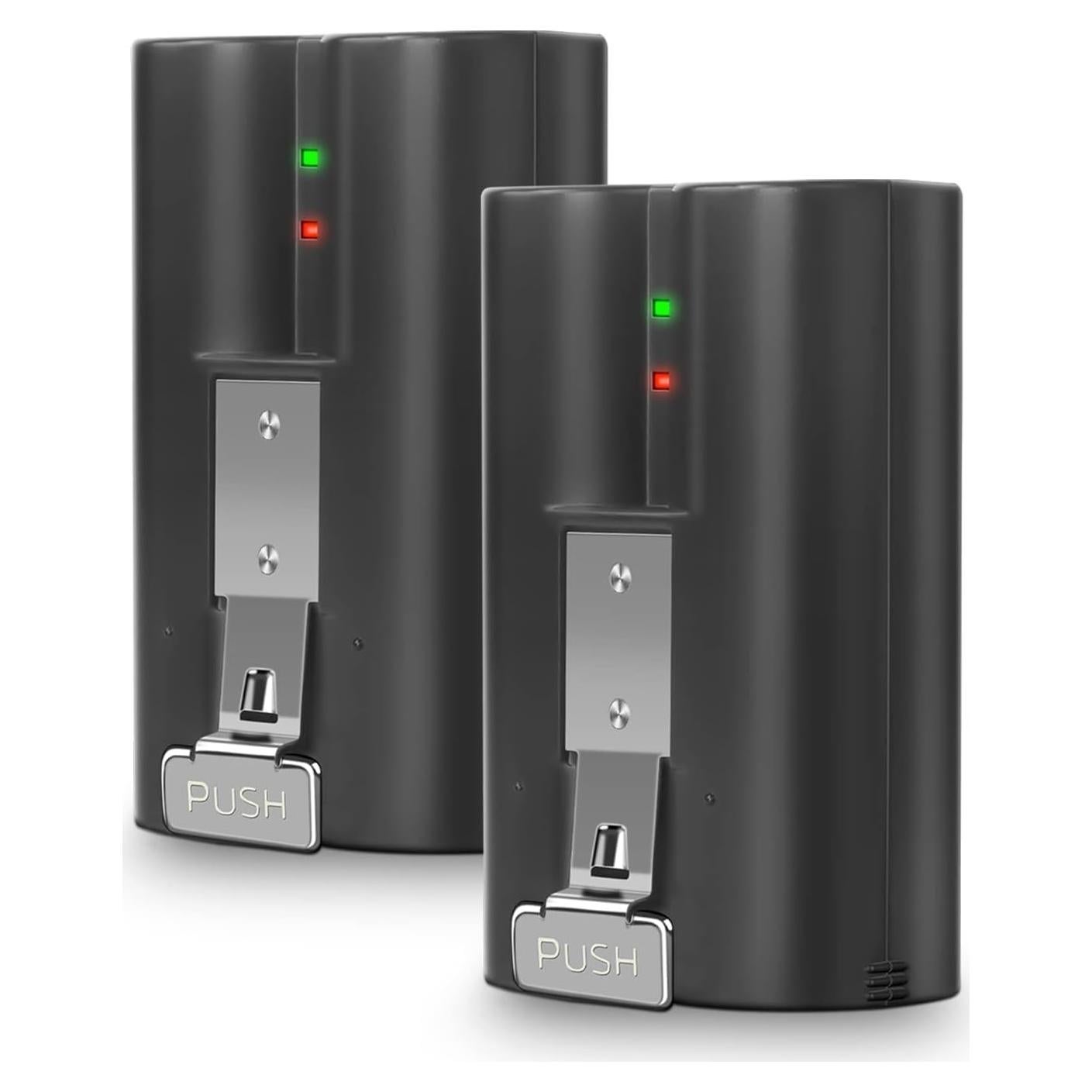 Paquete de 2 Baterías Recargables Amityke para Ring 6040mAh