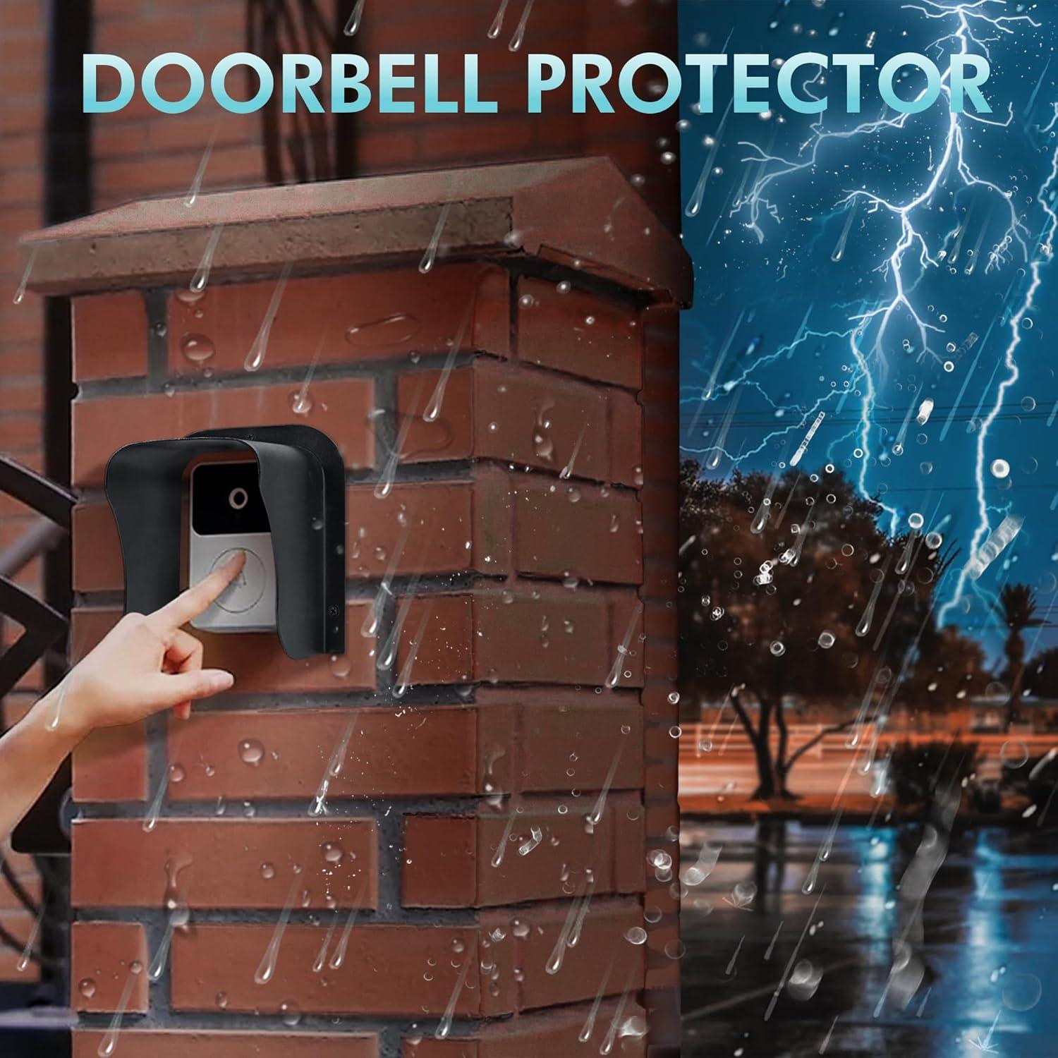 Cubierta de Timbre Ring Impermeable Laowu 14x15.8cm Negra