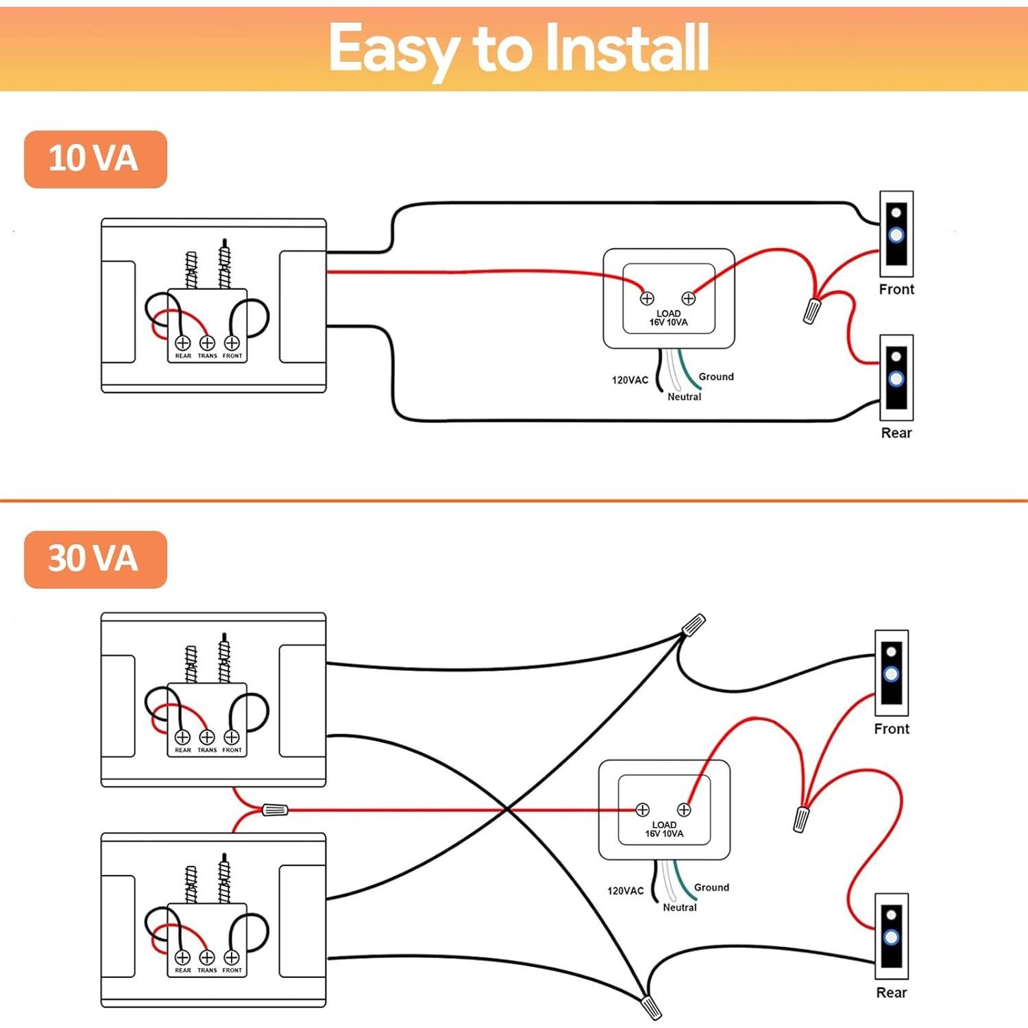Transformador de Timbre 16V ChooKaChoo 30VA para Ring y Nest