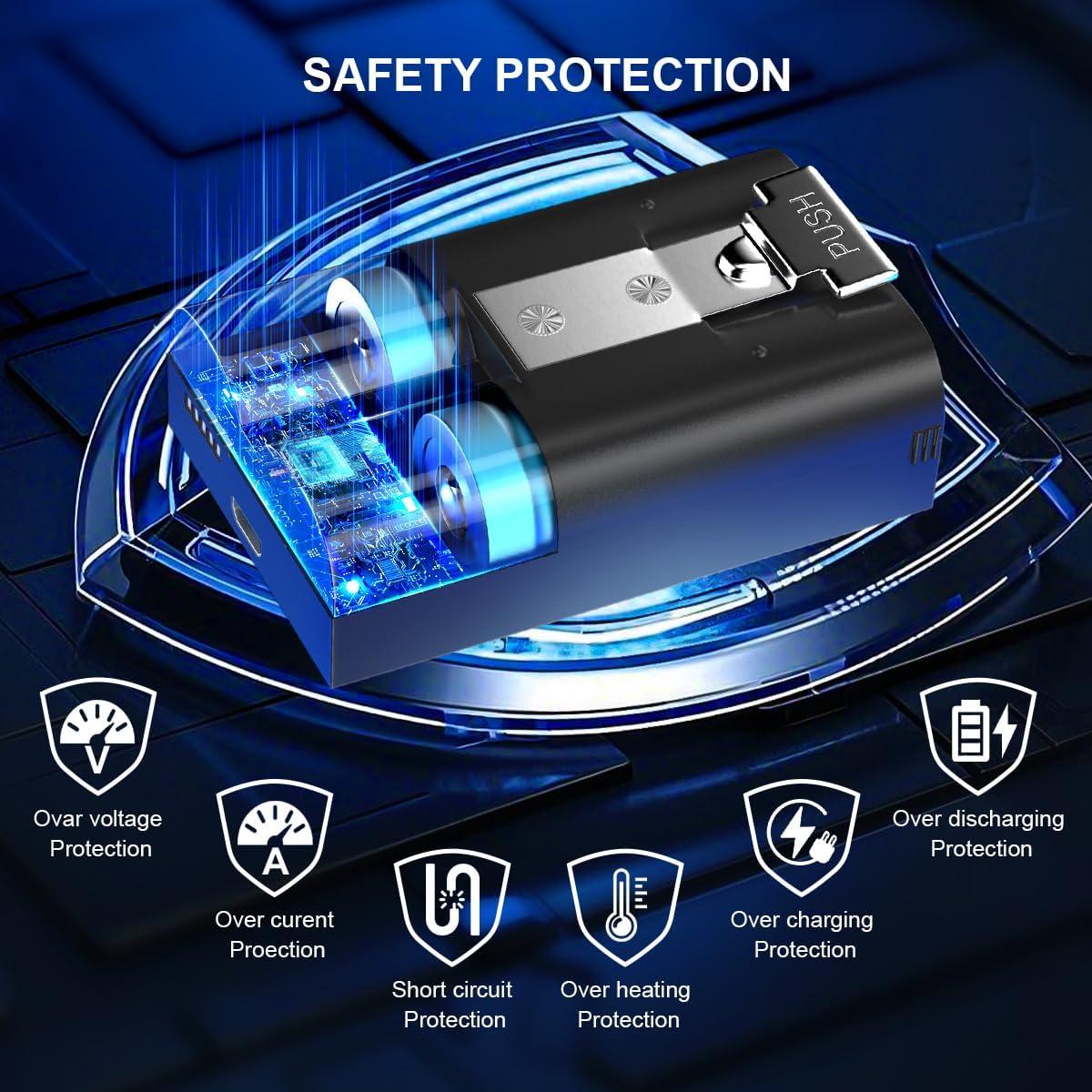 Batería de Reemplazo Ring 2/3/4 + Cargador LED 6040mAh