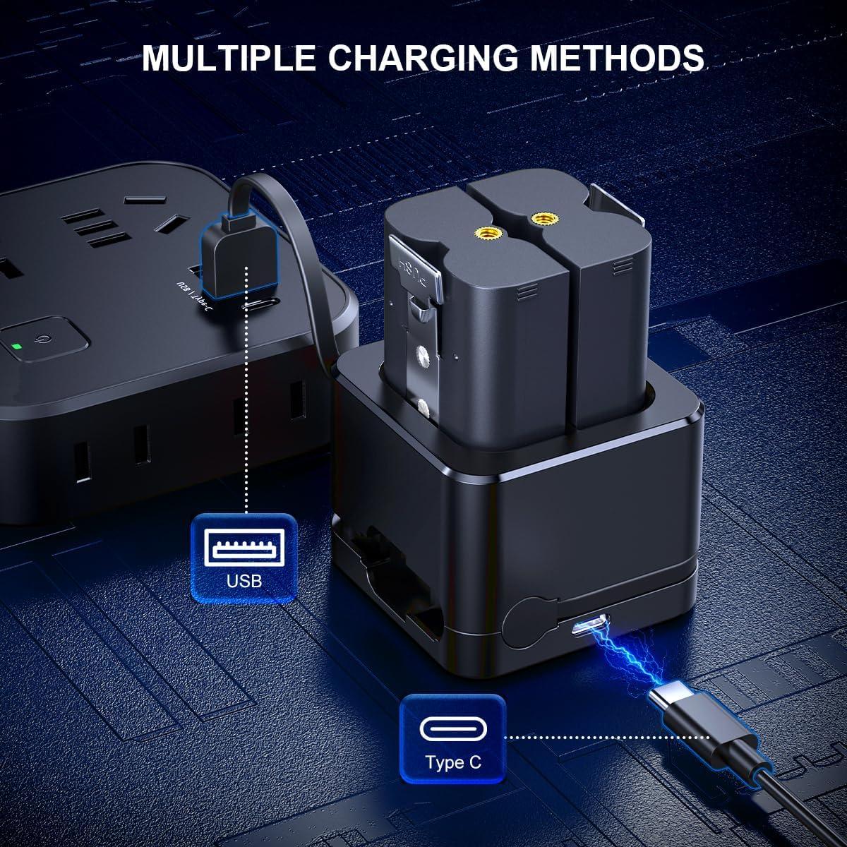 Batería de Reemplazo Ring 2/3/4 + Cargador LED 6040mAh