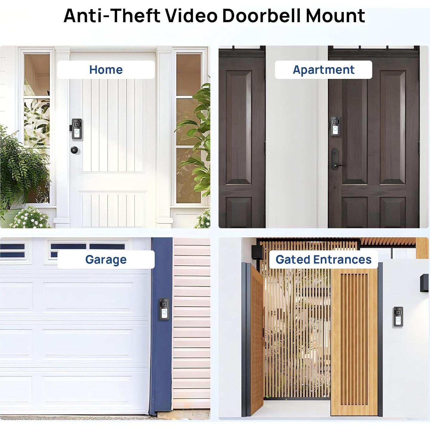 Soporte ajustable para timbre Ring y Blink - Antirrobo