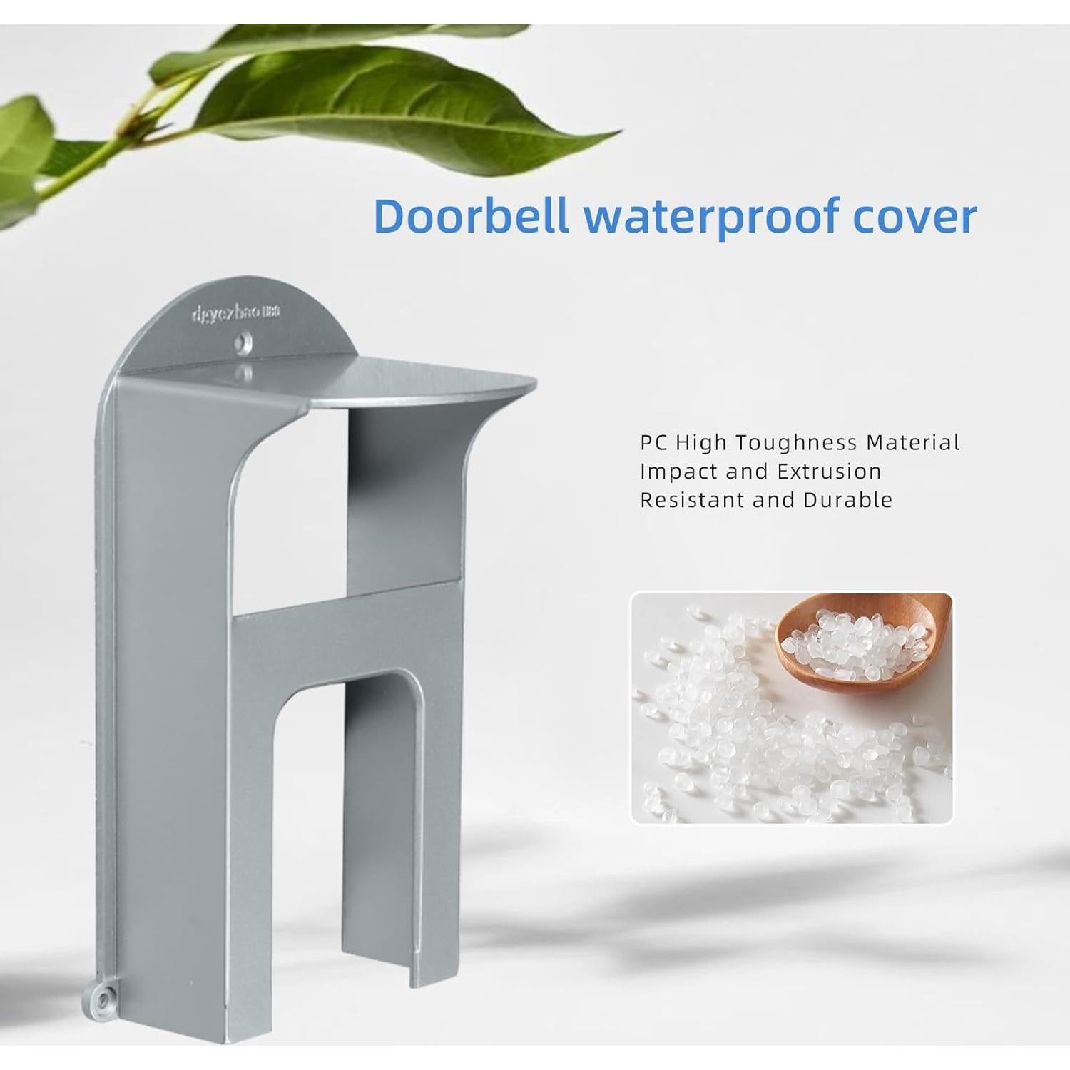 Cubierta de Lluvia para Timbre Ring - Plástico Resistente 15x8cm