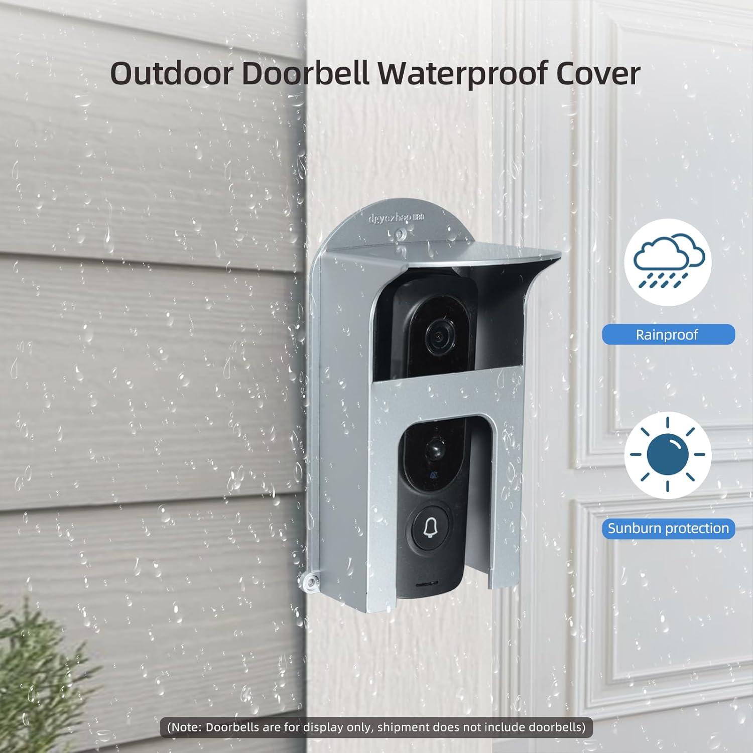 Cubierta de Lluvia para Timbre Ring - Plástico Resistente 15x8cm