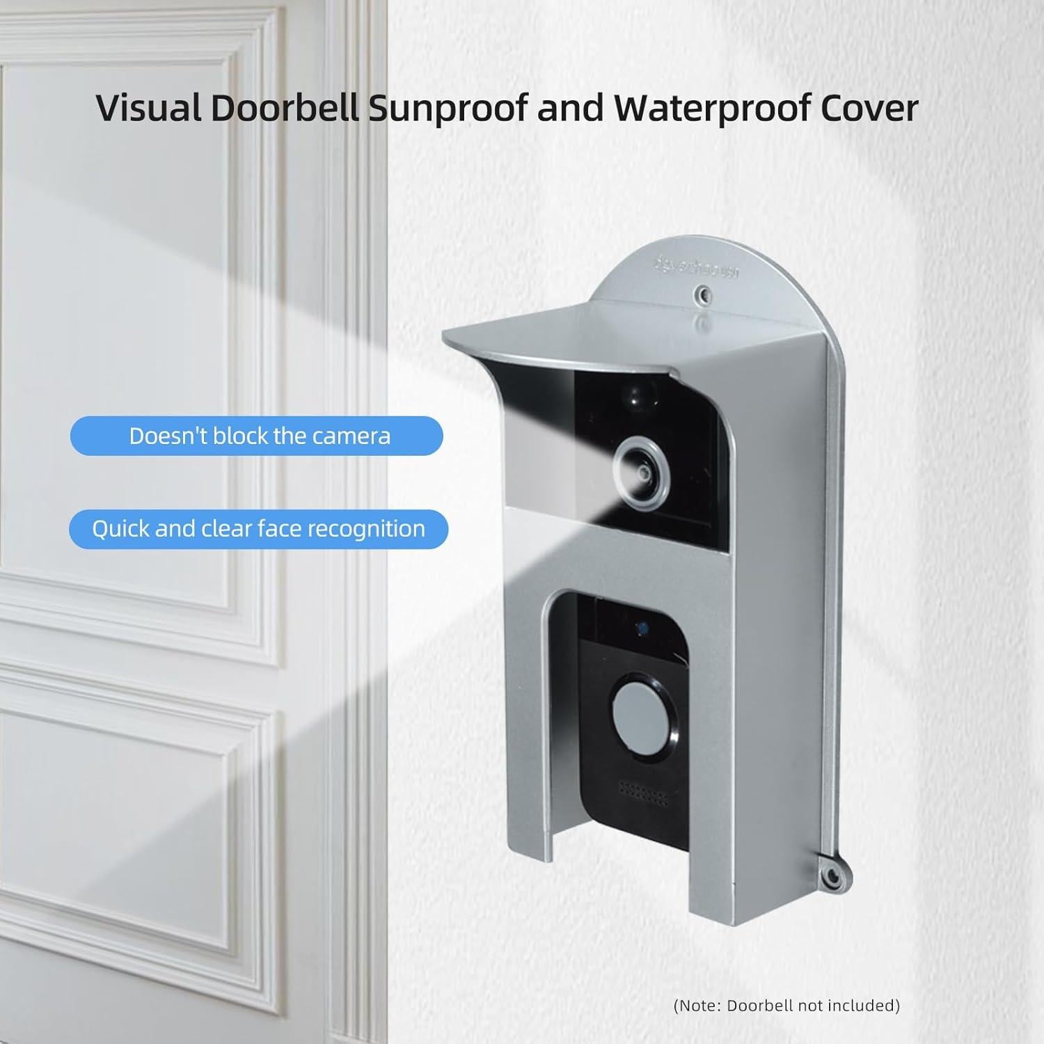 Cubierta de Lluvia para Timbre Ring - Plástico Resistente 15x8cm