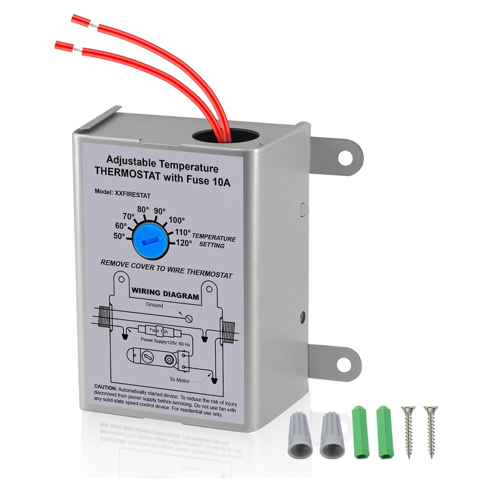 Termostato Programable FOLOSEM 58033 para Ventiladores de Ático