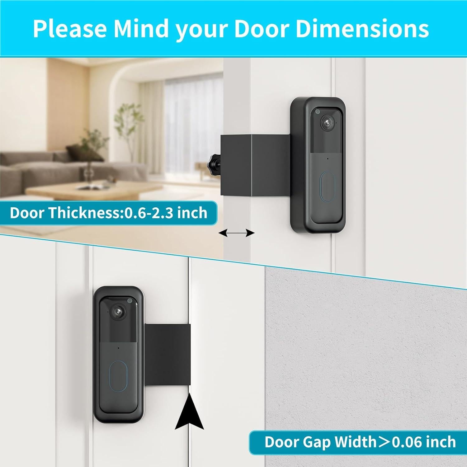 Soporte Antirrobo para Timbre Blink Tizomi - Sin Perforación