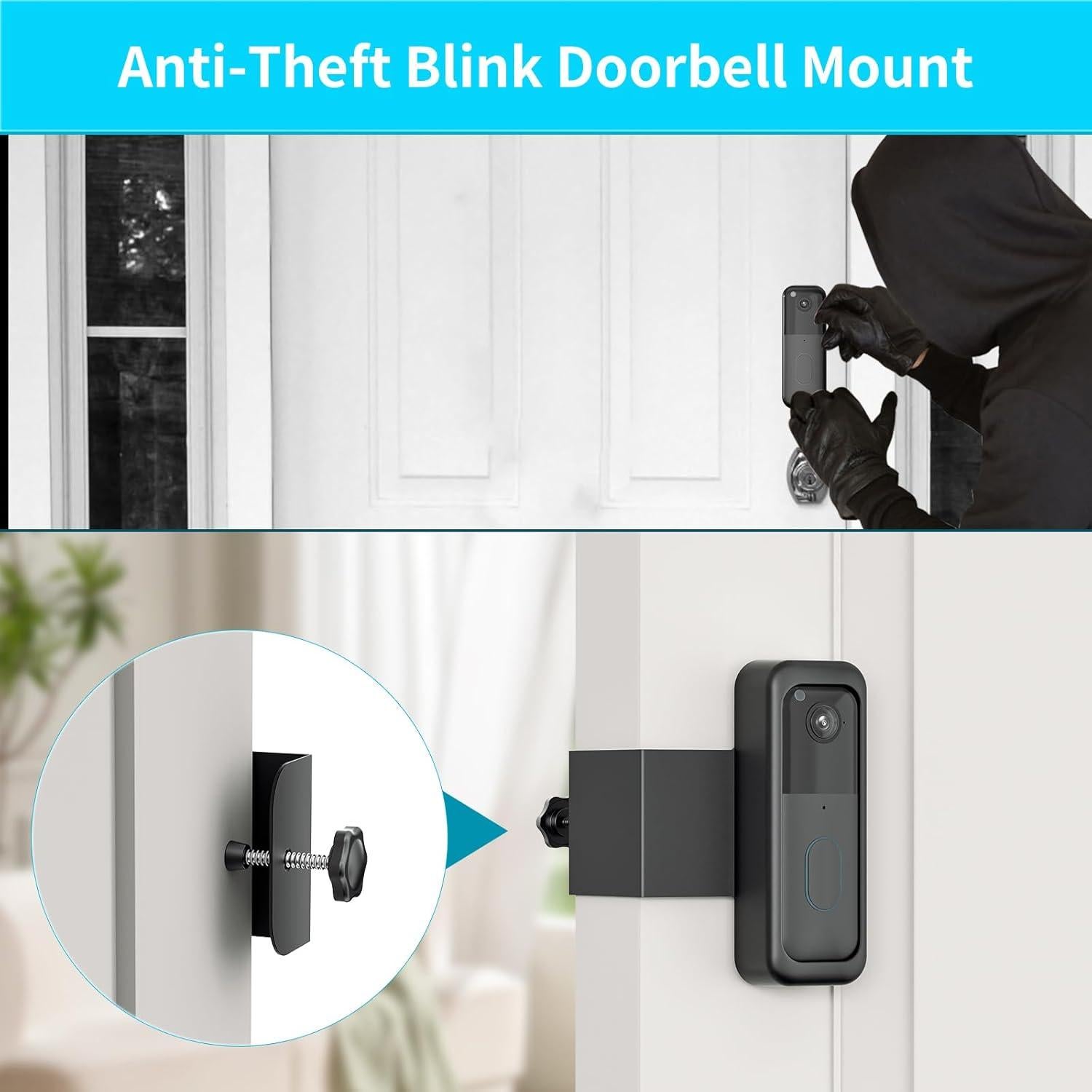 Soporte Antirrobo para Timbre Blink Tizomi - Sin Perforación