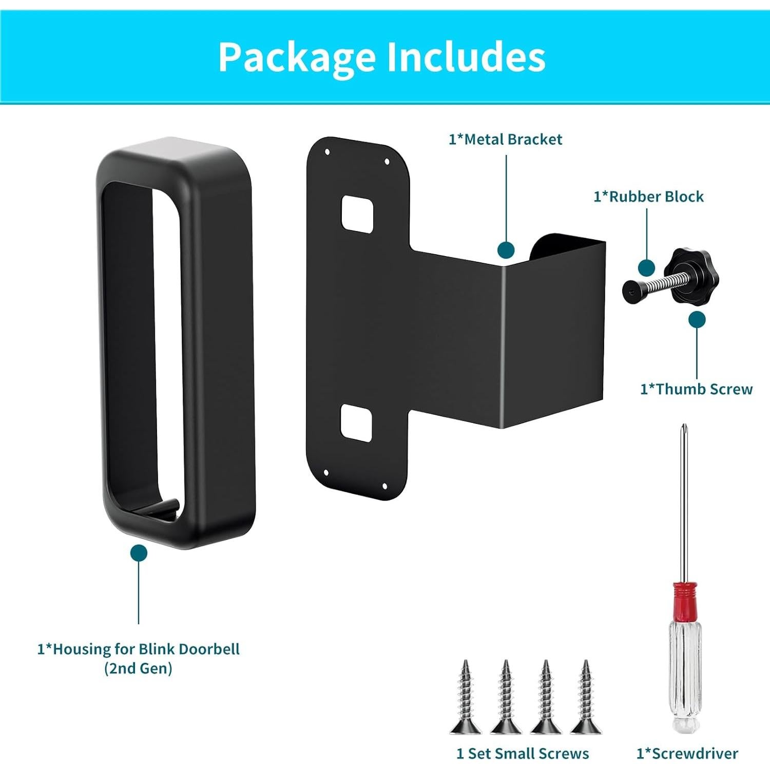 Soporte Antirrobo para Timbre Blink Tizomi - Sin Perforación