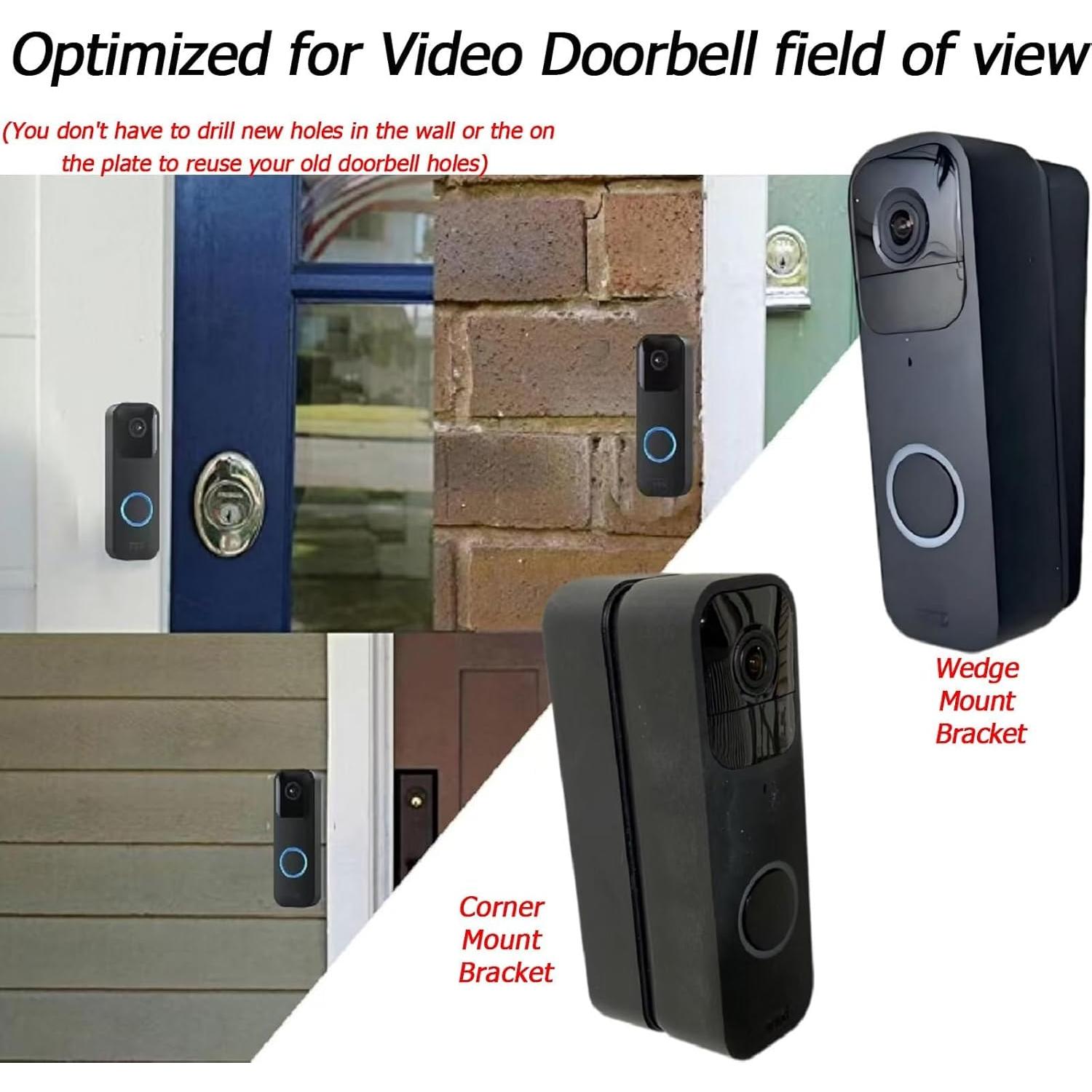 Soporte en Cuña para Timbre de Video Guangj - Ajustable 5°