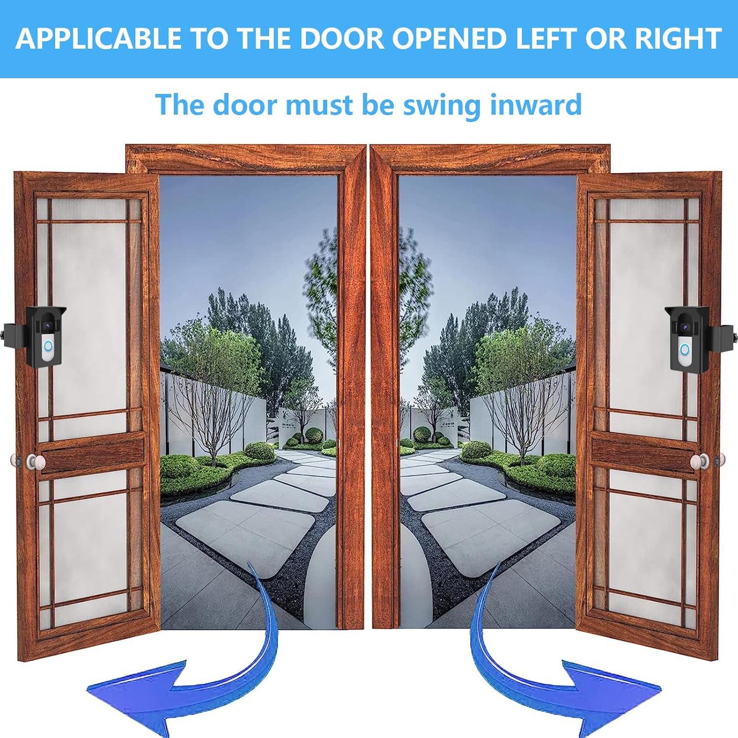 Soporte de Timbre de Video Antirrobo PETALENT Sin Taladrar