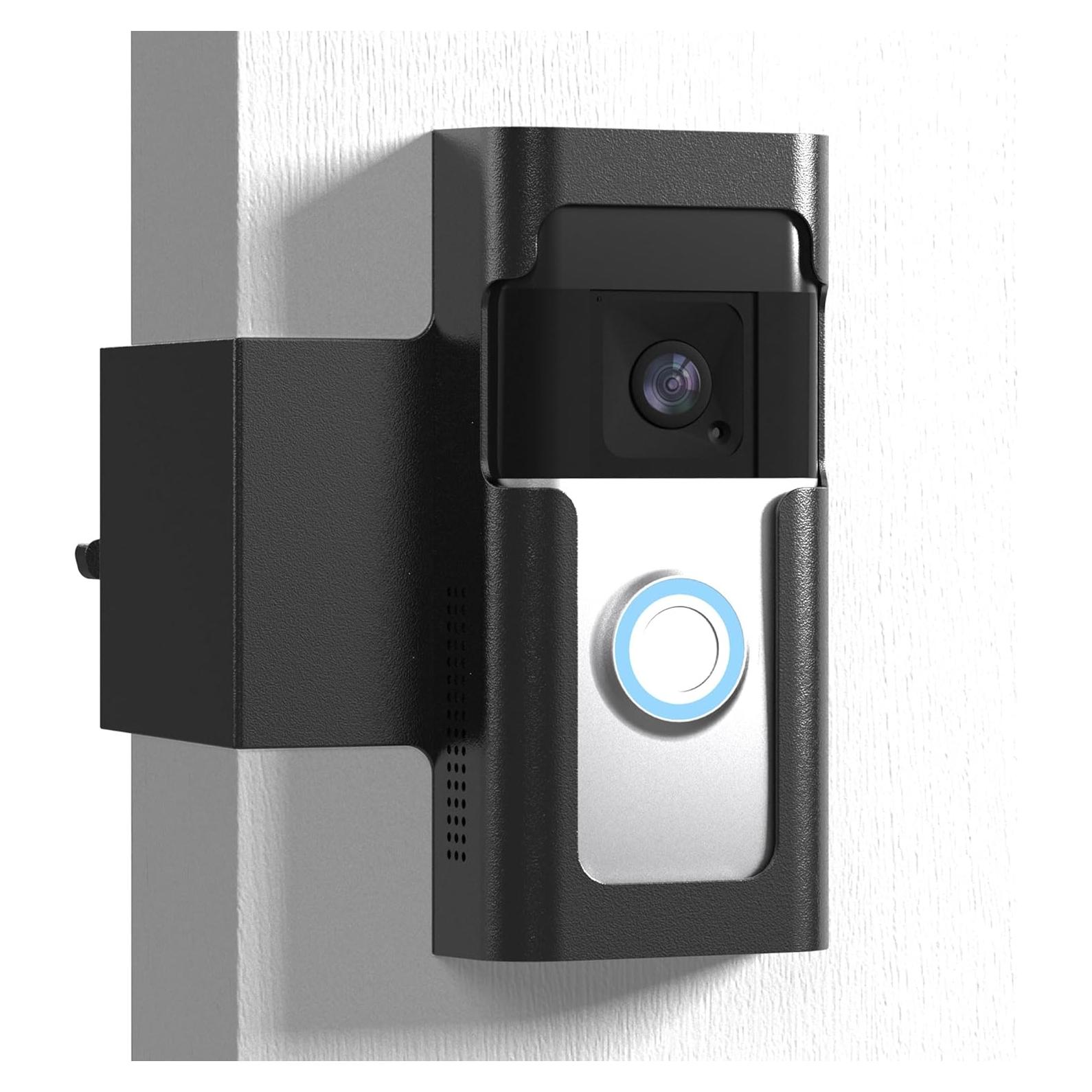 Soporte de Timbre Anti Robo Homalor para Ring y Blink - Negro Mate