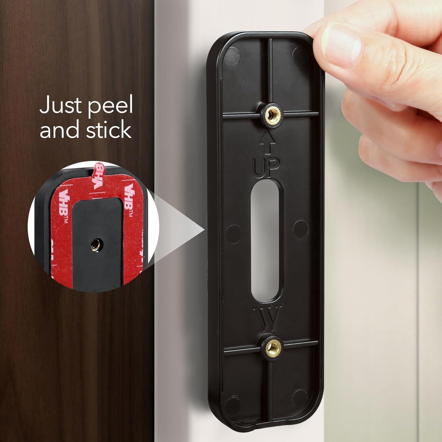 Soporte adhesivo Wasserstein para Blink Video Doorbell 1ra y 2da Gen