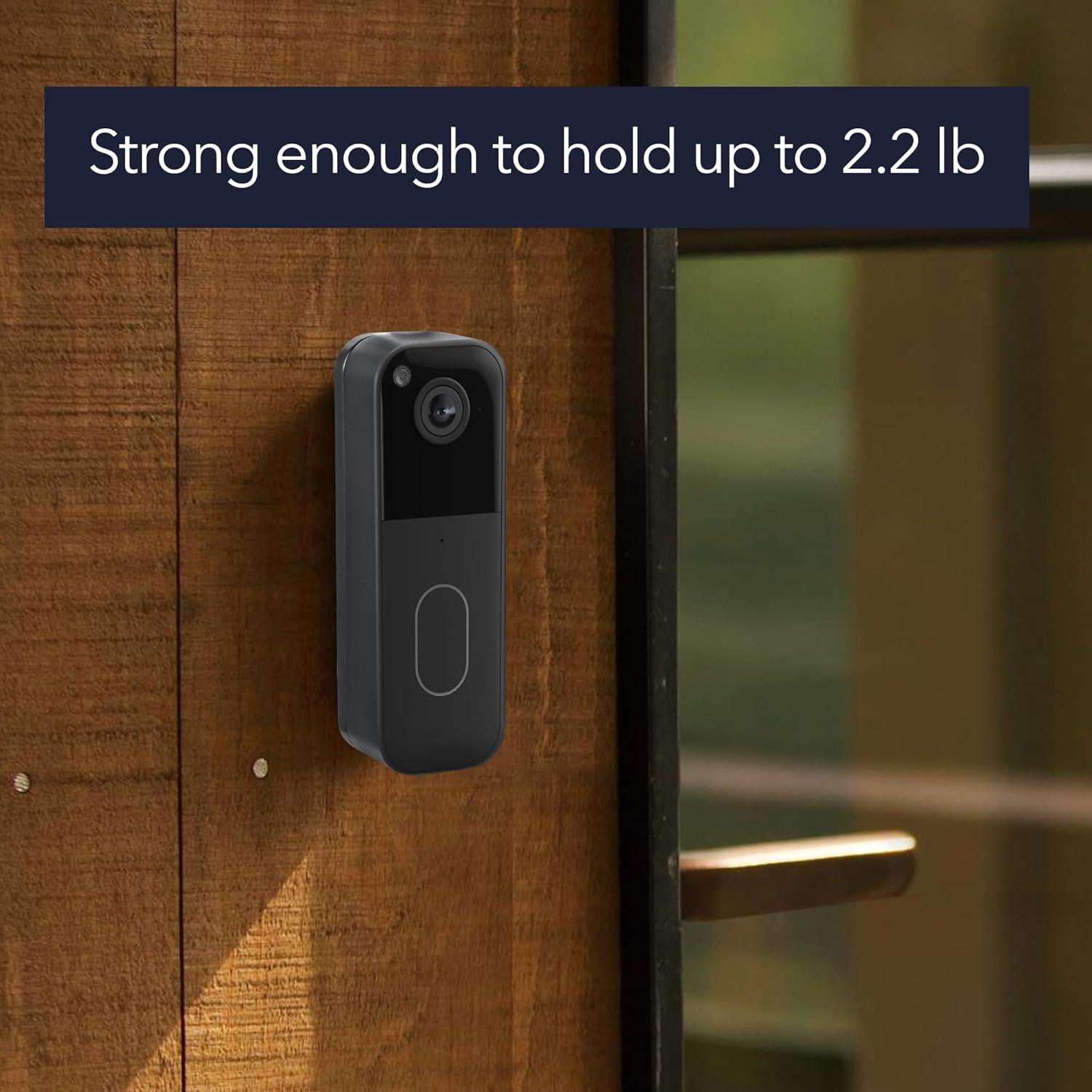 Soporte adhesivo Wasserstein para Blink Video Doorbell 1ra y 2da Gen