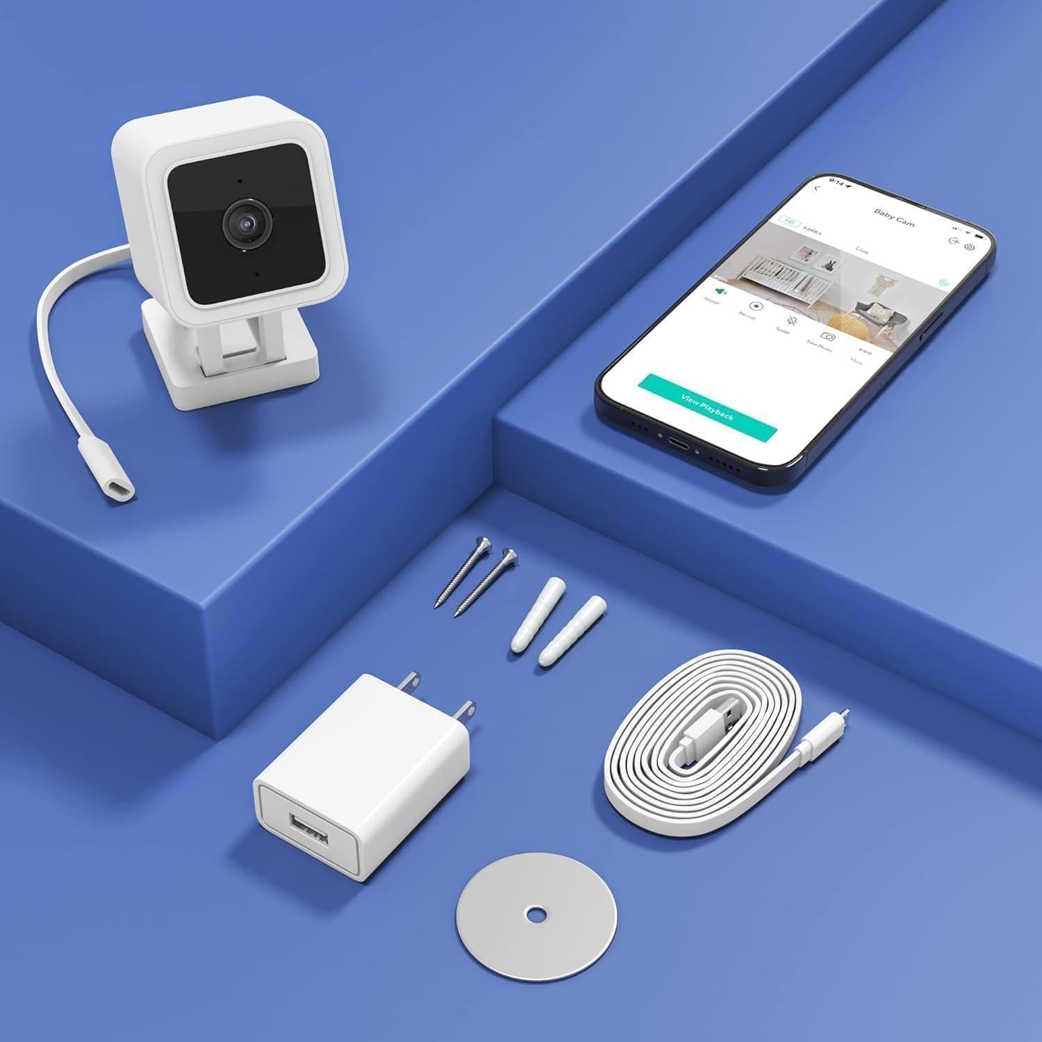 Cámara de Seguridad Wyze Cam V3 1080p IP65 con Tarjeta 32GB