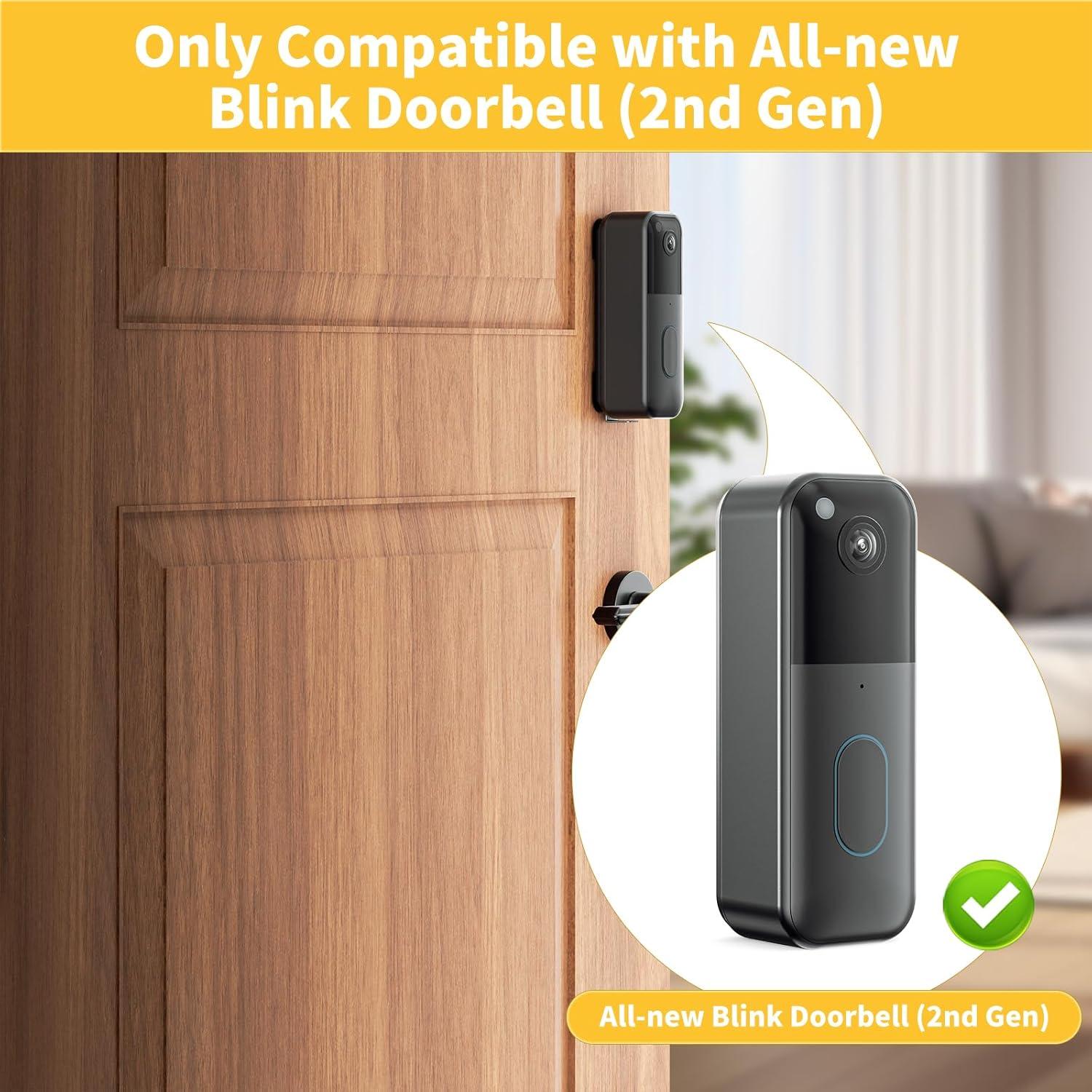 Soporte de timbre Blink 2ª generación antirrobo sin perforaciones