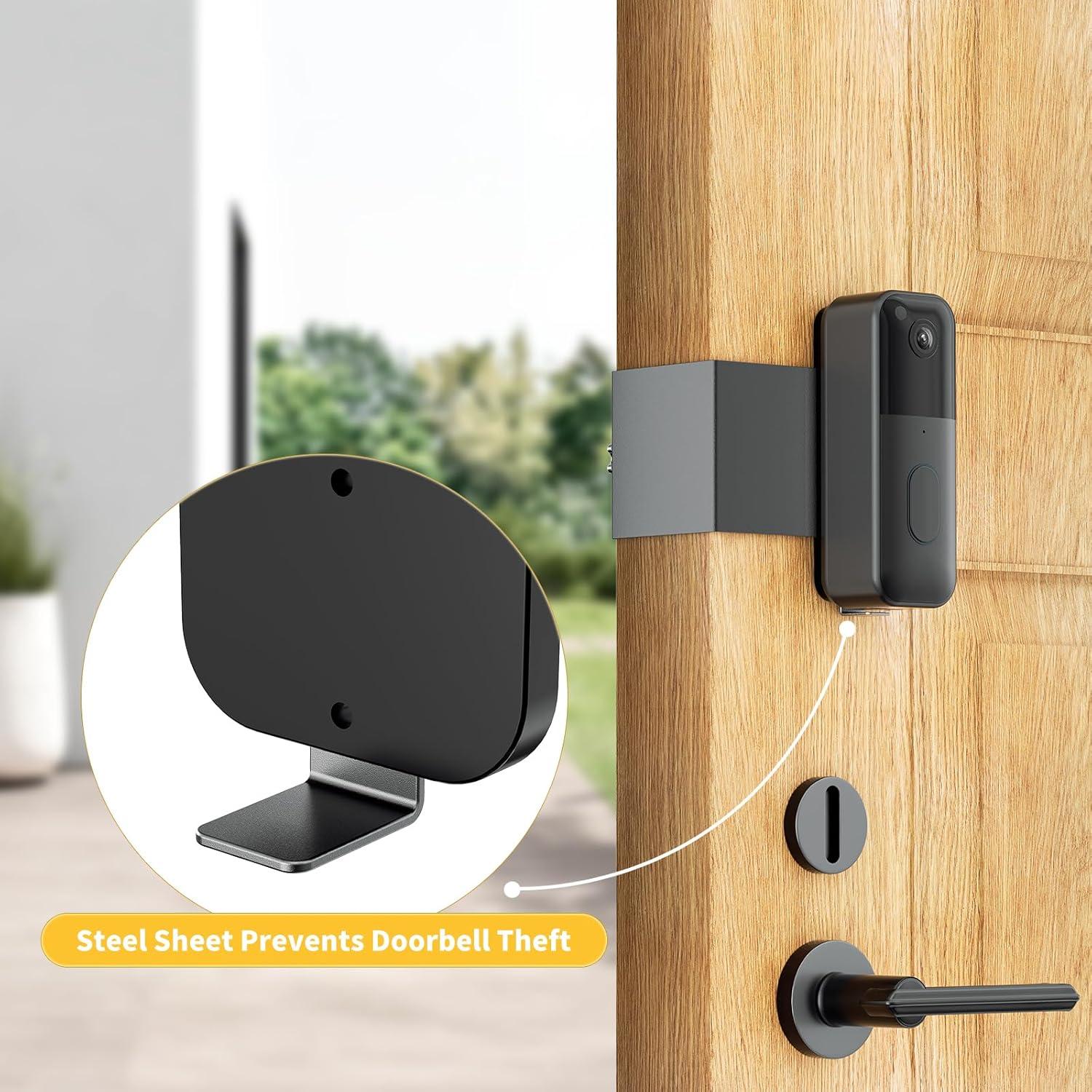 Soporte de timbre Blink 2ª generación antirrobo sin perforaciones