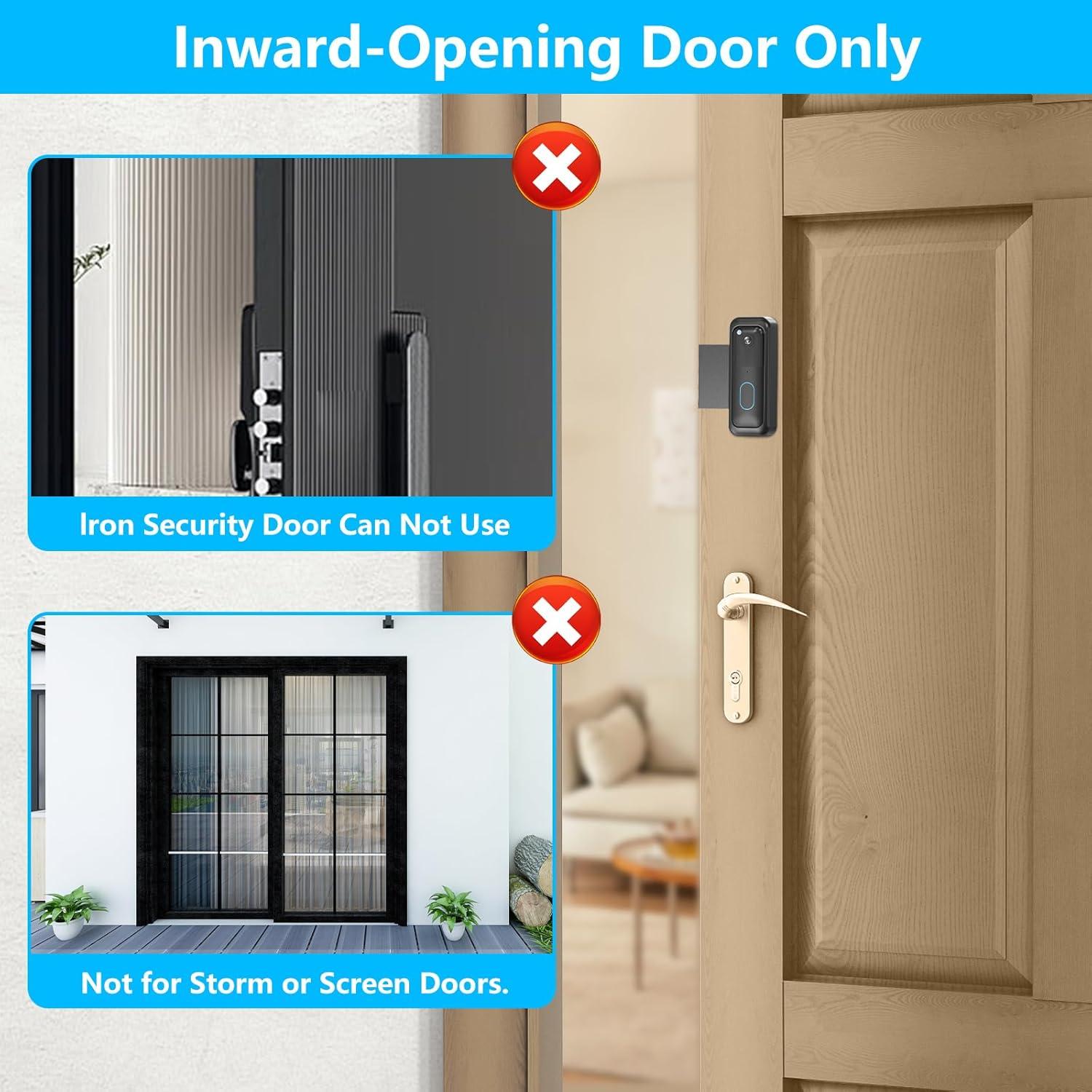 Soporte Antirrobo para Timbre Blink SENLEG DM-01 - Instalación Sin Perforación