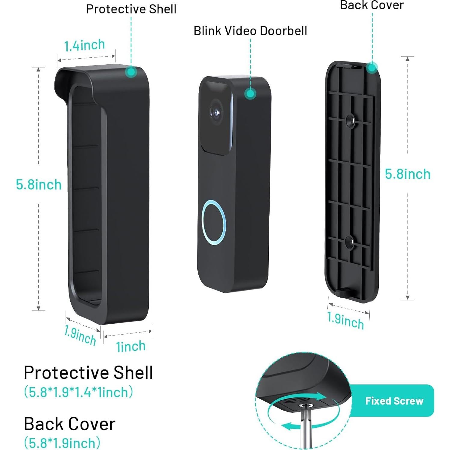 Soporte Antirrobo para Timbre Blink 1ra Generación Satisure
