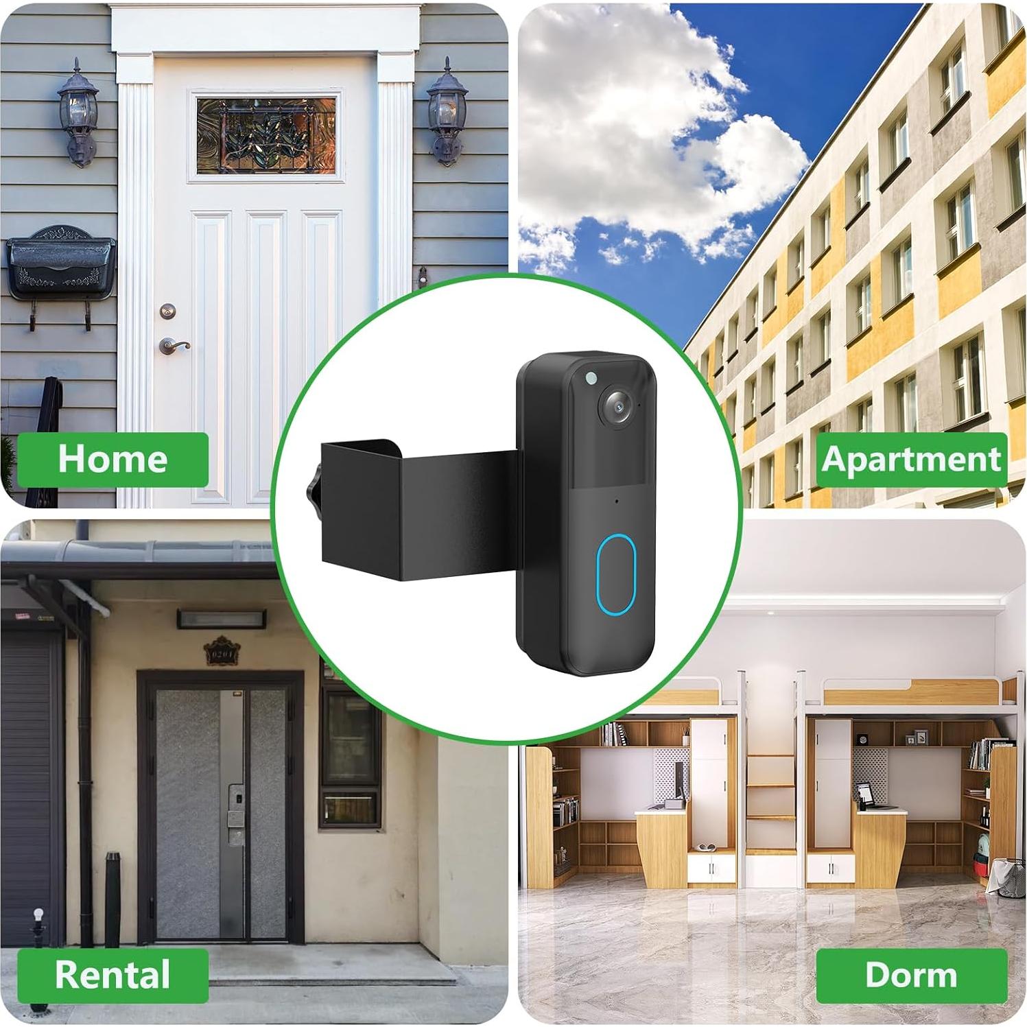 Soporte Antirrobo para Timbre Blink Pefecon - Instalación Sin Perforación