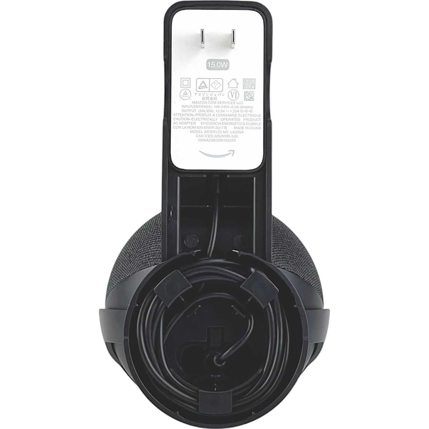 Soporte de Pared NoveraPrime para Echo Dot 4ta y 5ta Gen - Negro