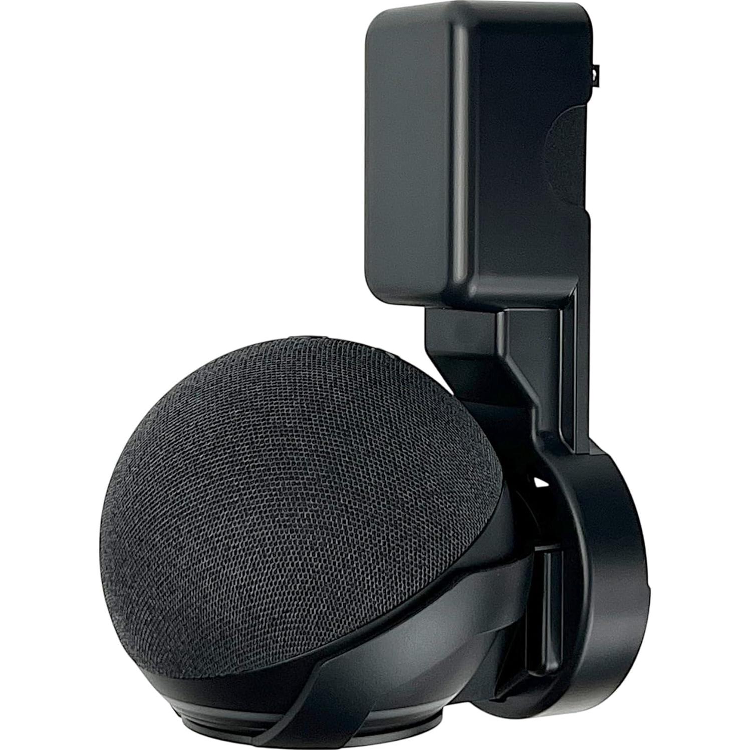 Soporte de Pared NoveraPrime para Echo Dot 4ta y 5ta Gen - Negro