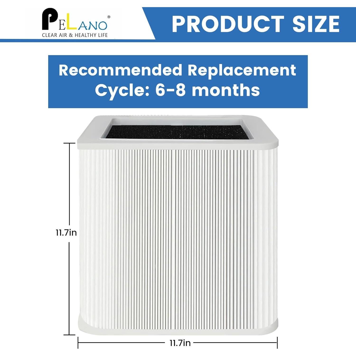 Filtro de Reemplazo Pelano 211+ para Purificador de Aire