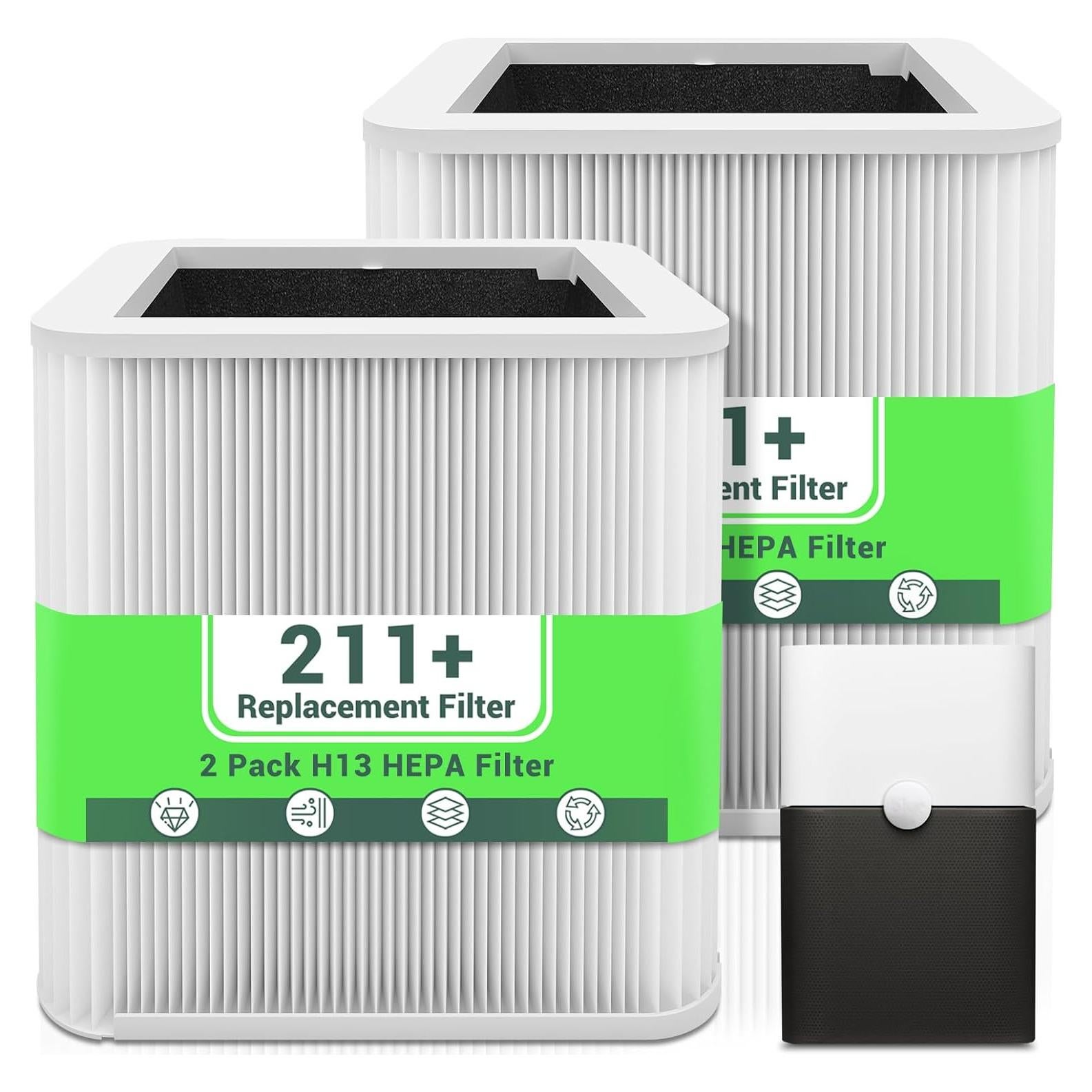 Filtros de Reemplazo Bouwald 211+ para Purificador Blueair