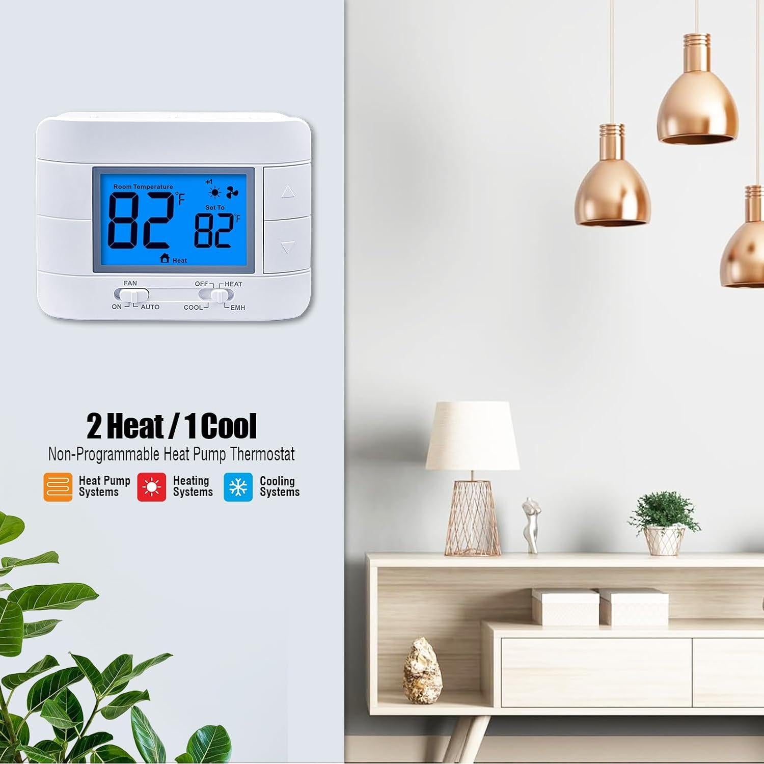 Termostato No Programable Mroinge M721 para Bomba de Calor