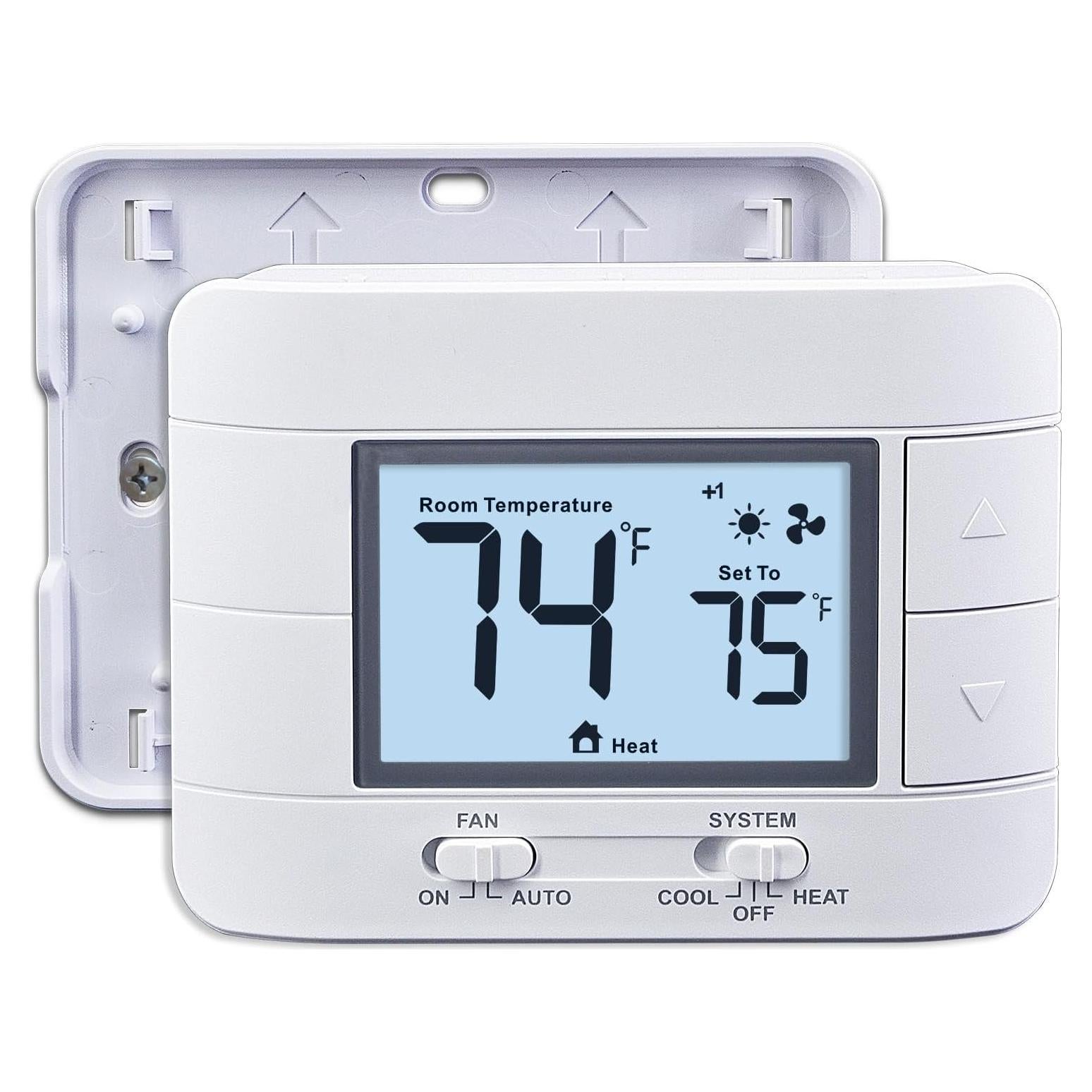 Termostato No Programable Aowel AW711 2 Calor 2 Frío LCD