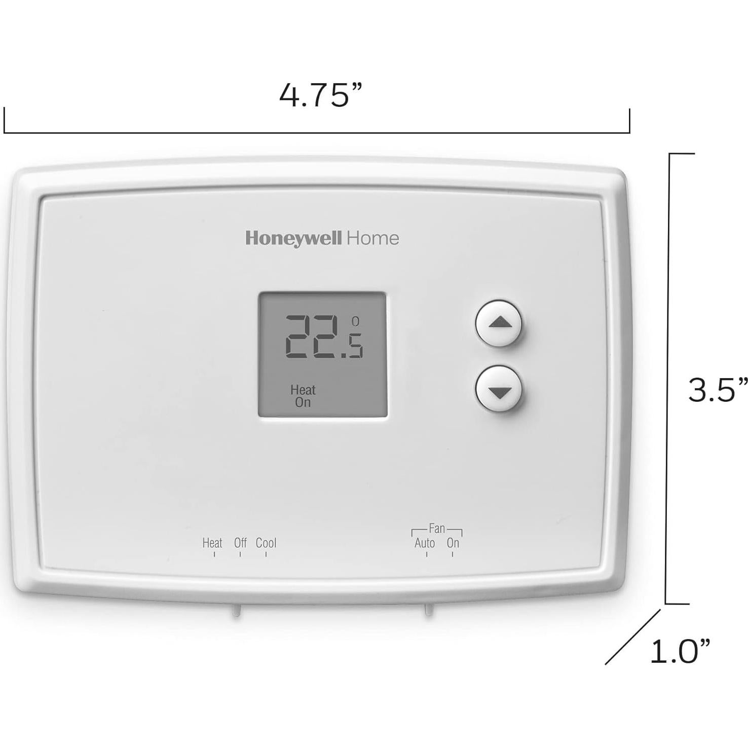 Termostato Digital No Programable Honeywell RTH111B 24V