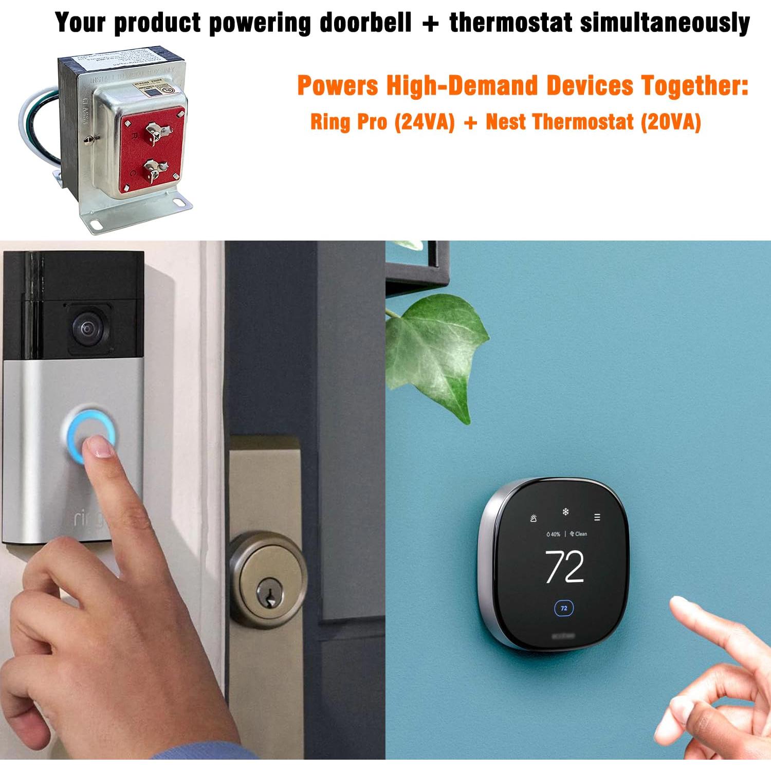 Transformador de Timbre 24V 40VA YUNFOOK - Listado UL