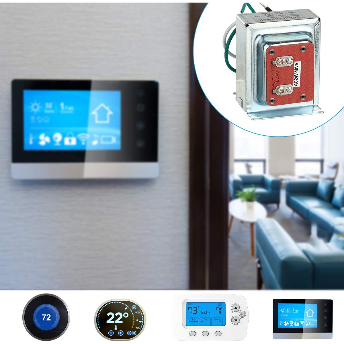 Transformador 24V 40VA para Termostatos y Timbres - Yelinda